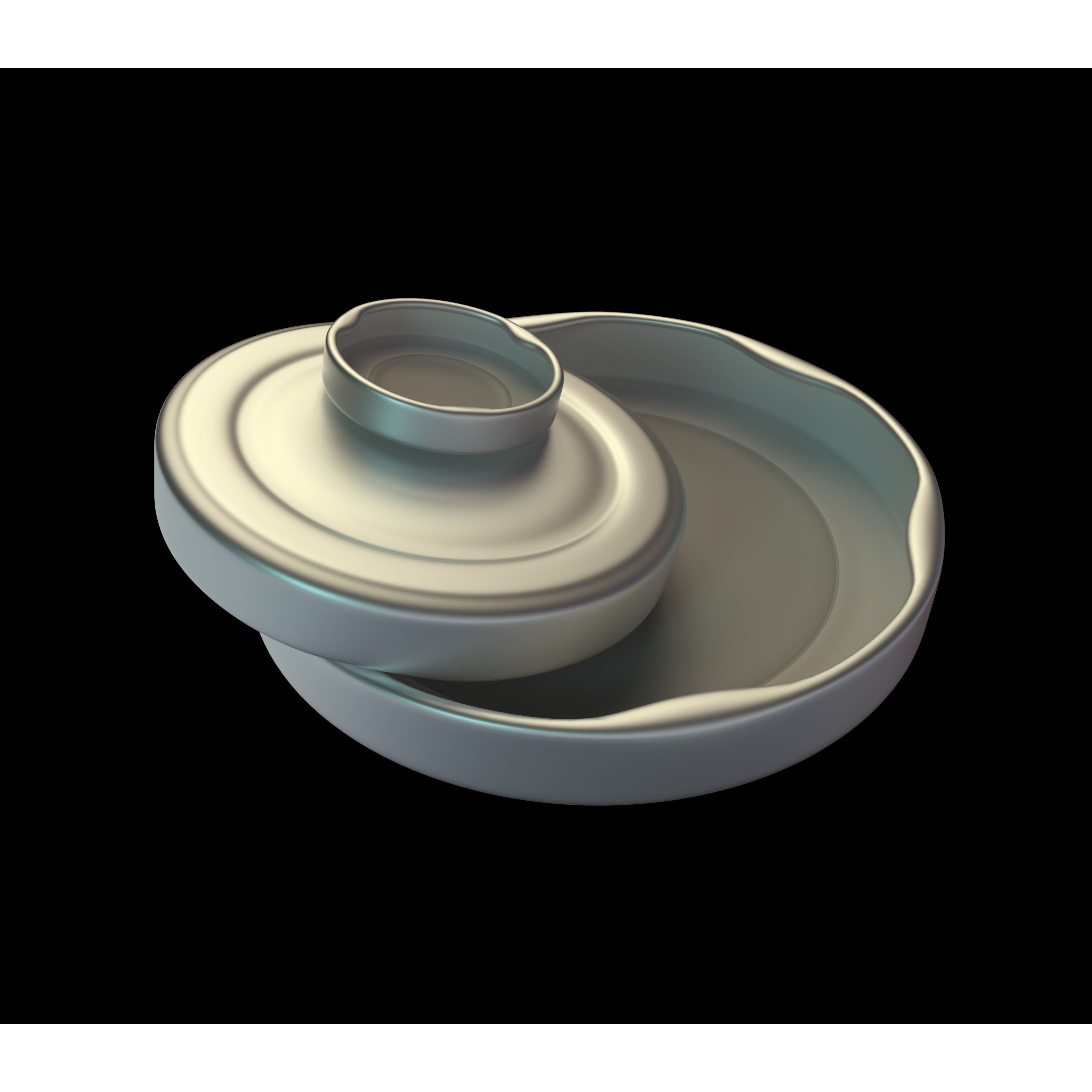 Bottle Caps 3D Model – Realistic Kitchenware Asset, FBX & OBJ - View 4