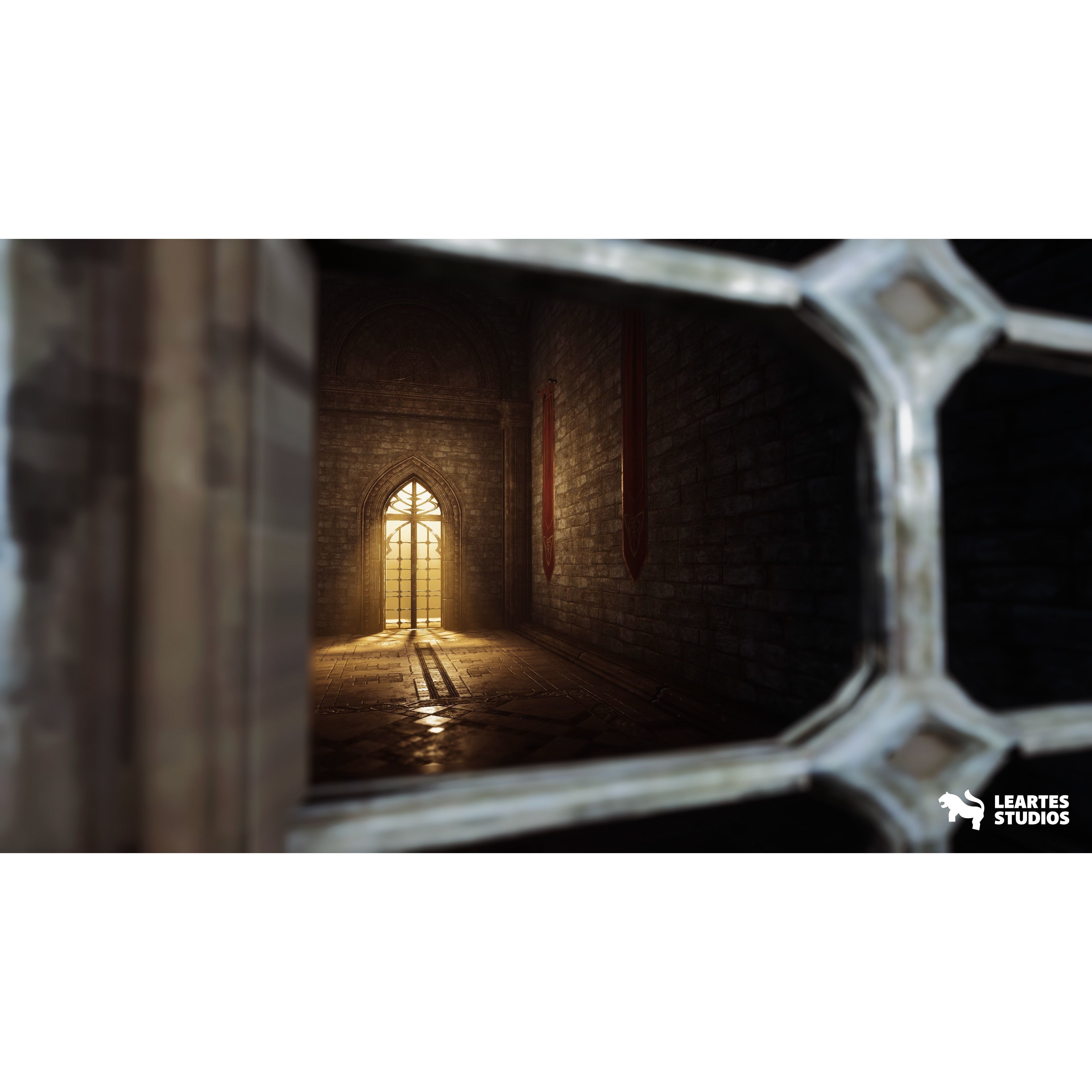 Ancient Cathedral Environment - Low-Poly Game-Ready 3D Model - View 16