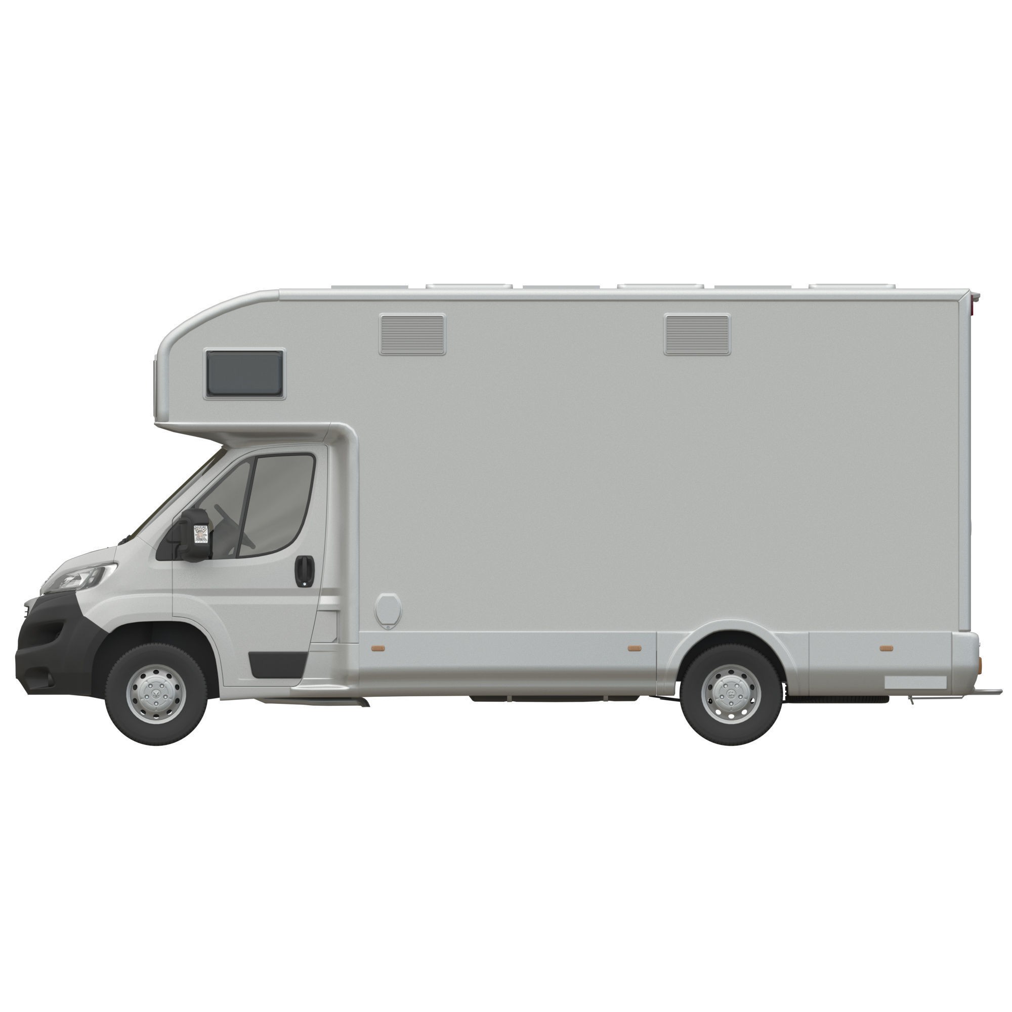 Food Truck Peugeot Boxter 3D Model – Detailed Vehicle with Kitchen Equipment, FBX - View 10
