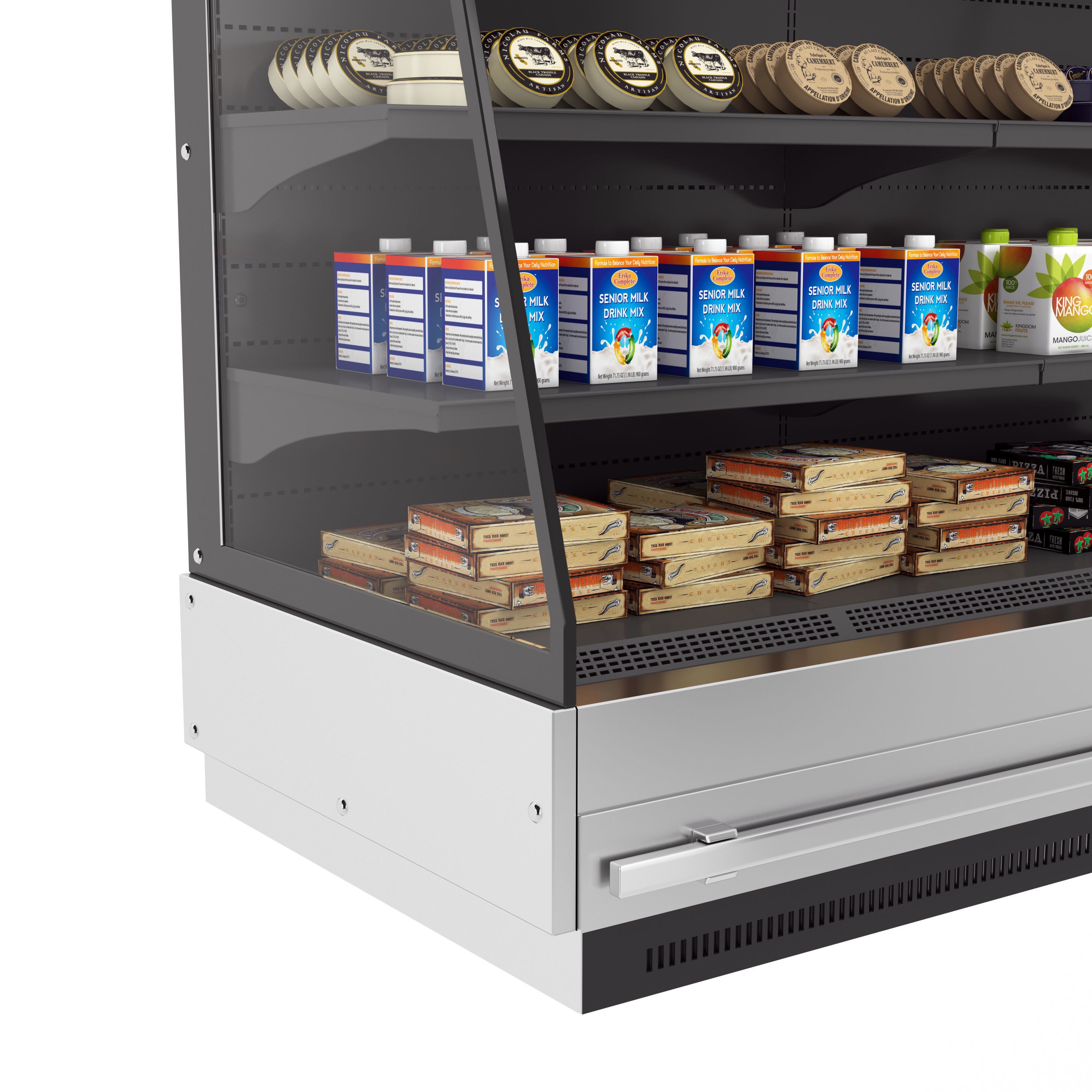 Lisbona 2 3D Model – Refrigerated Cabinet, PBR Textures, FBX - View 4