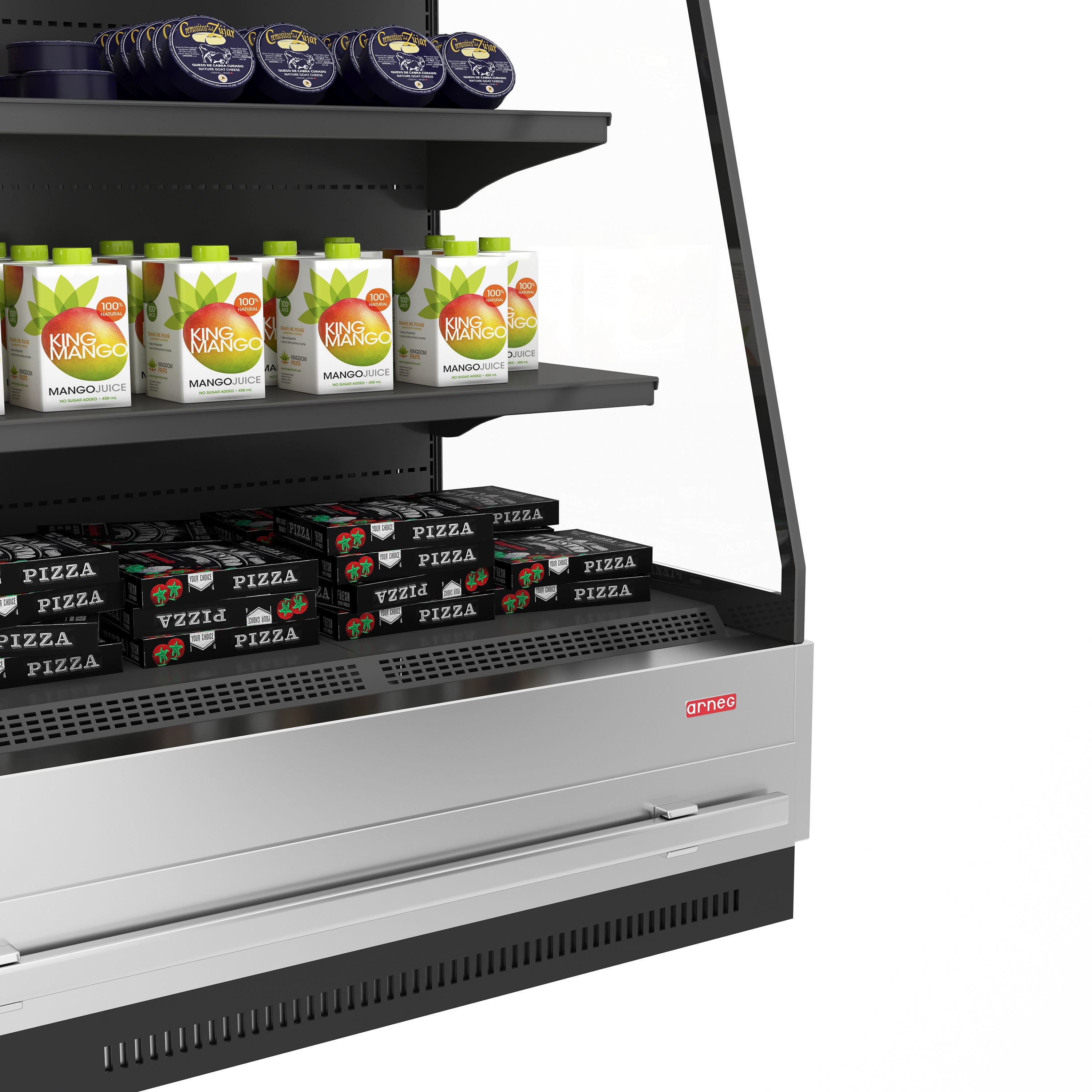 Lisbona 2 3D Model – Refrigerated Cabinet, PBR Textures, FBX - View 5