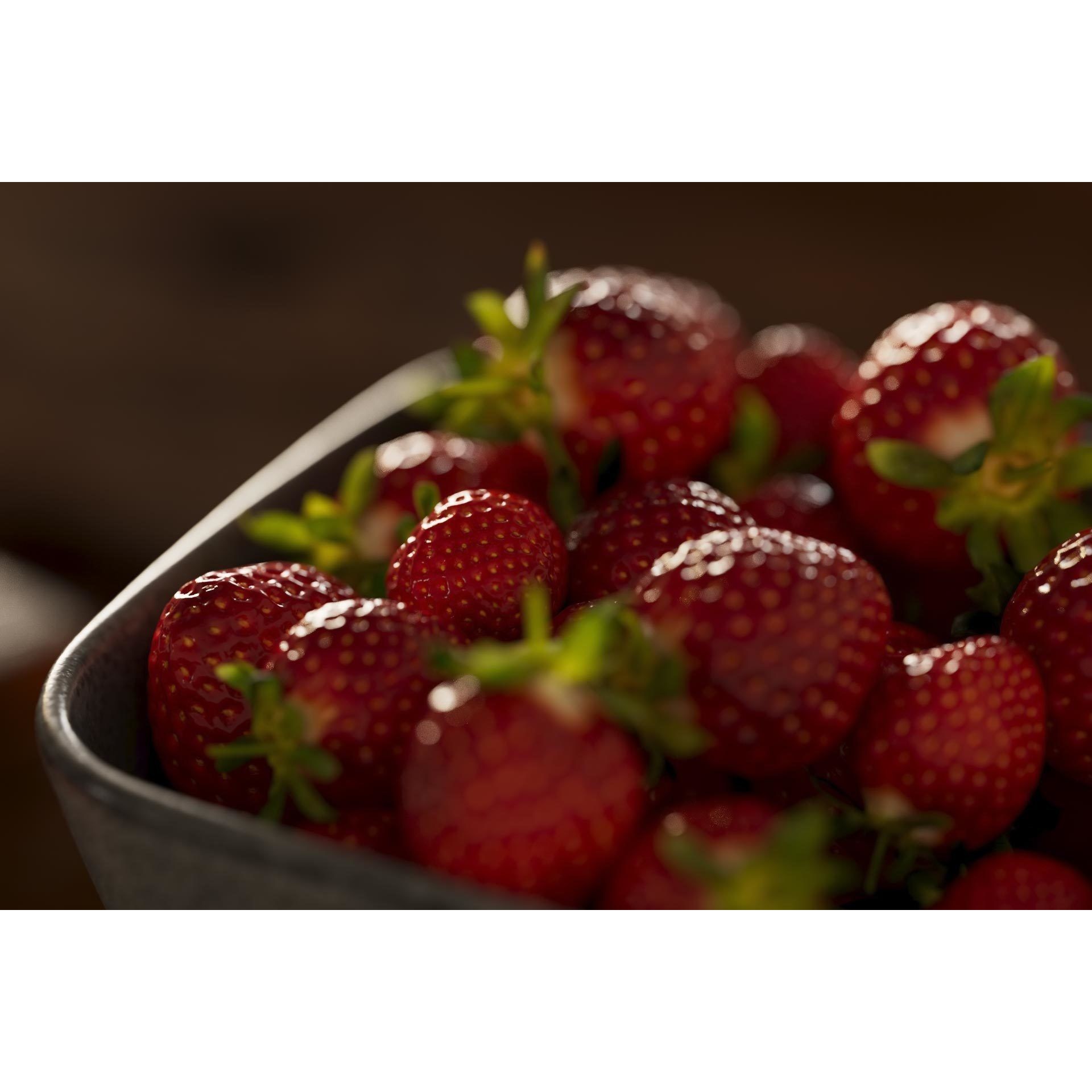 Strawberry 3D Model – Realistic PBR Scanned Asset, FBX - View 6