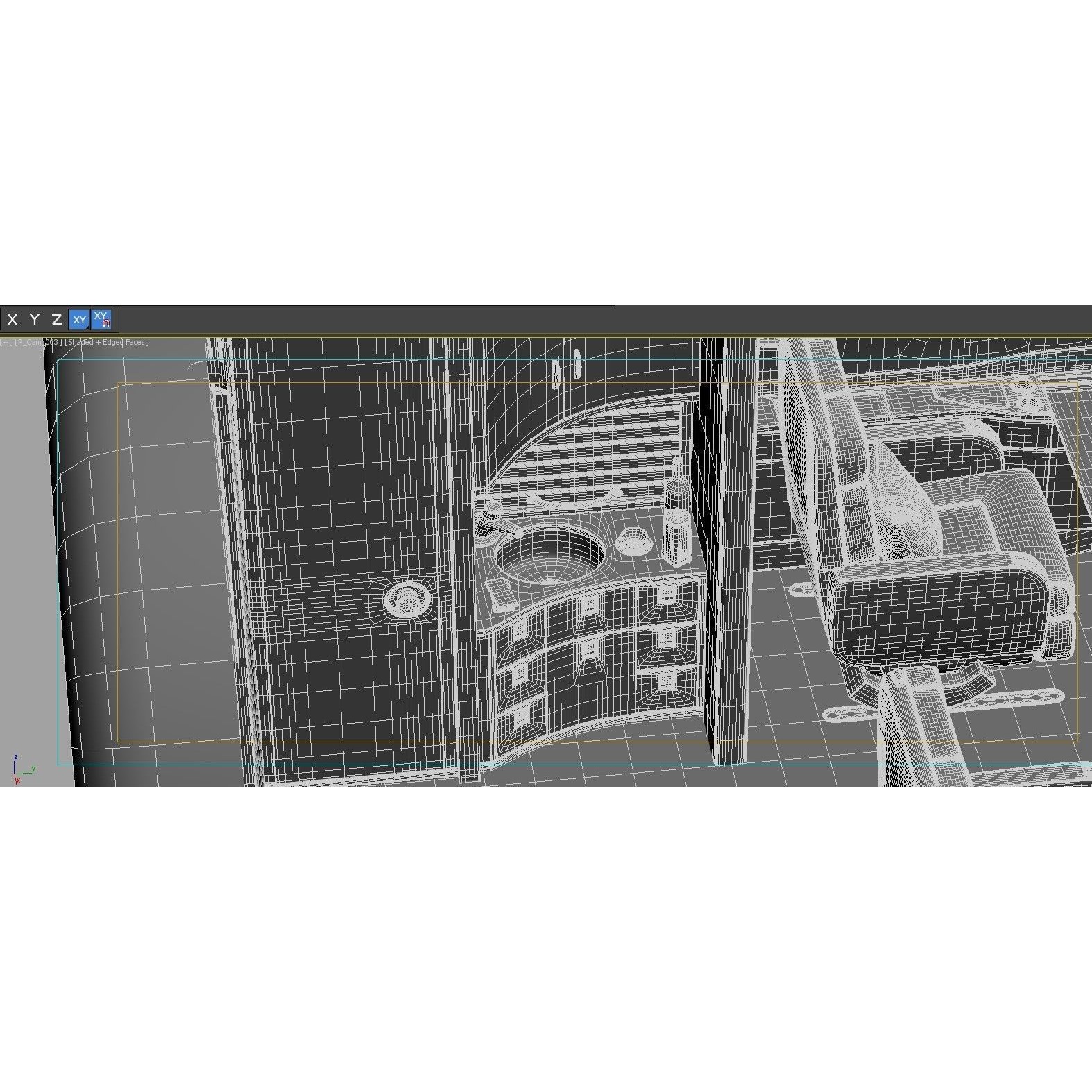 Falcon 2000LXS Interior - Game-Ready 3D Model