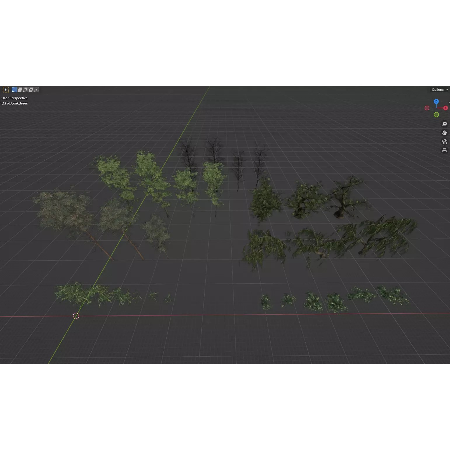 Realistic Trees 3D Model – High-Quality Asset Pack with PBR Textures - View 10