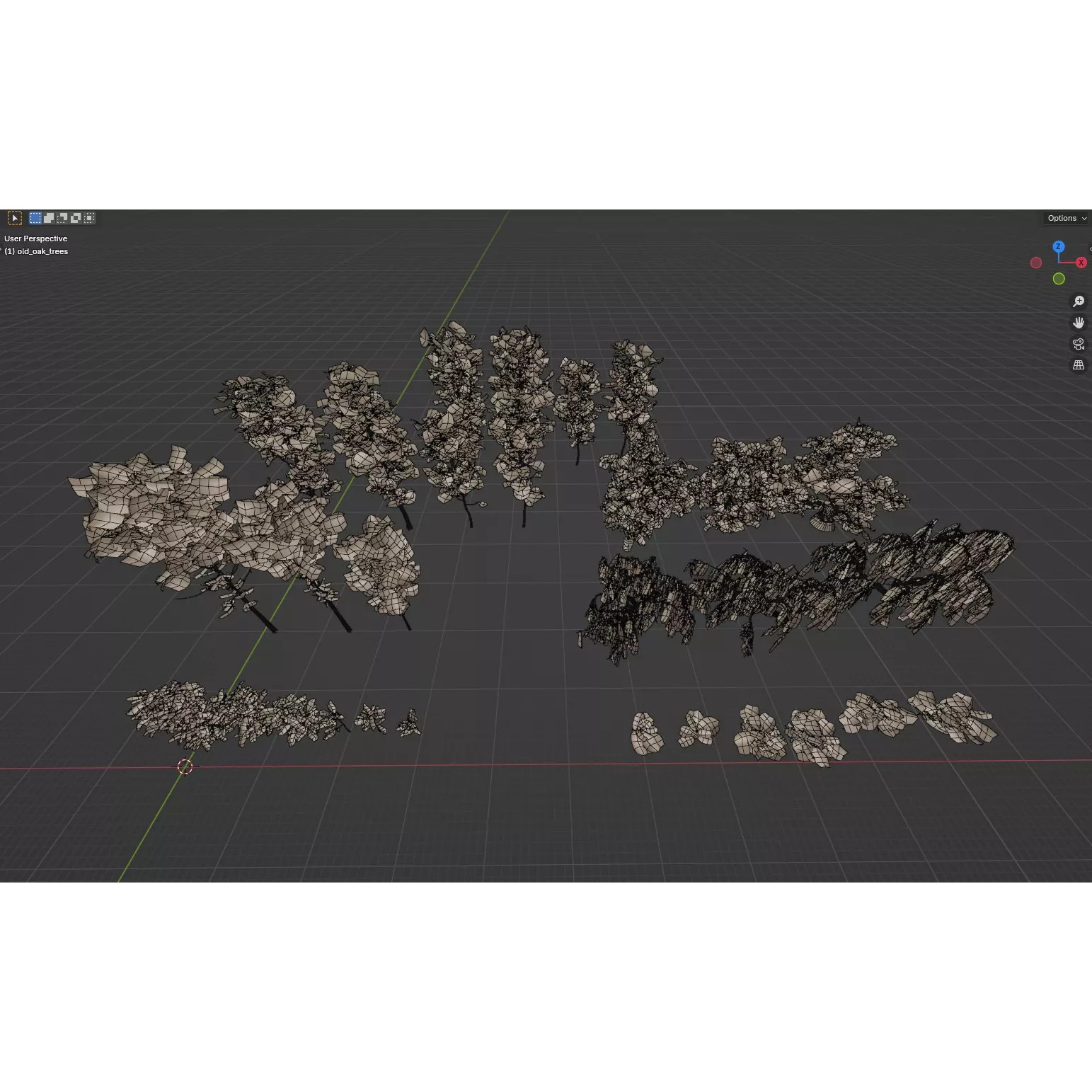 Realistic Trees 3D Model – High-Quality Asset Pack with PBR Textures - View 11