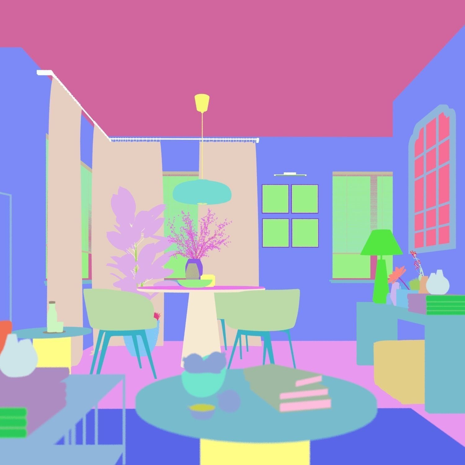 New York Apartment - Contemporary Interior 3D Model