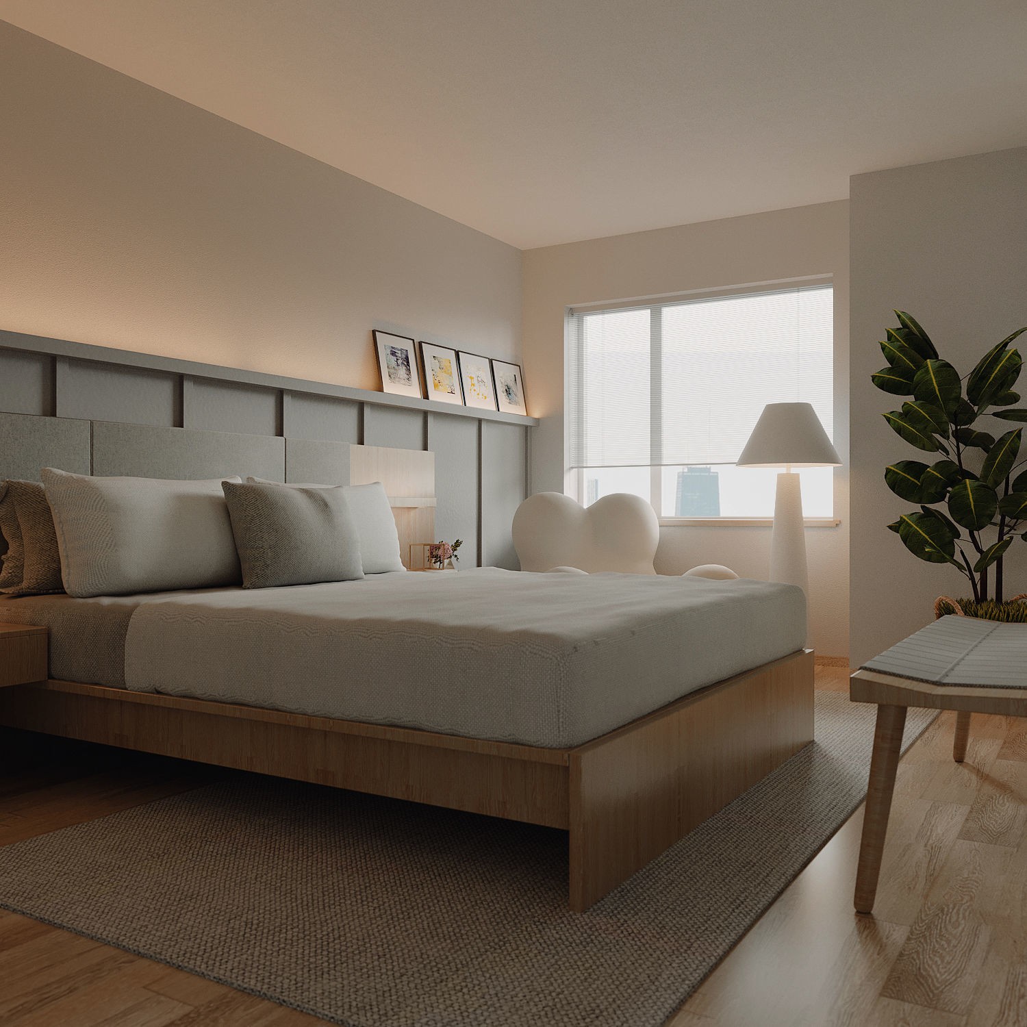 New York Apartment - Contemporary Interior 3D Model - View 11