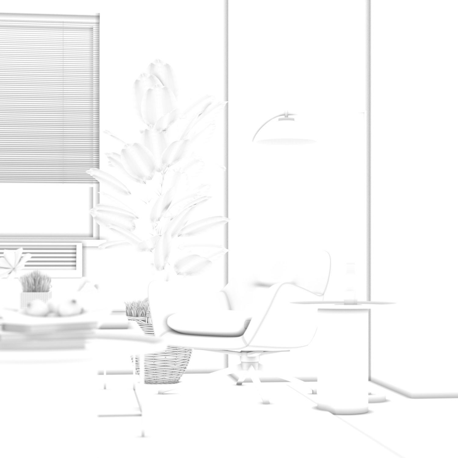 New York Apartment - Contemporary Interior 3D Model - View 16