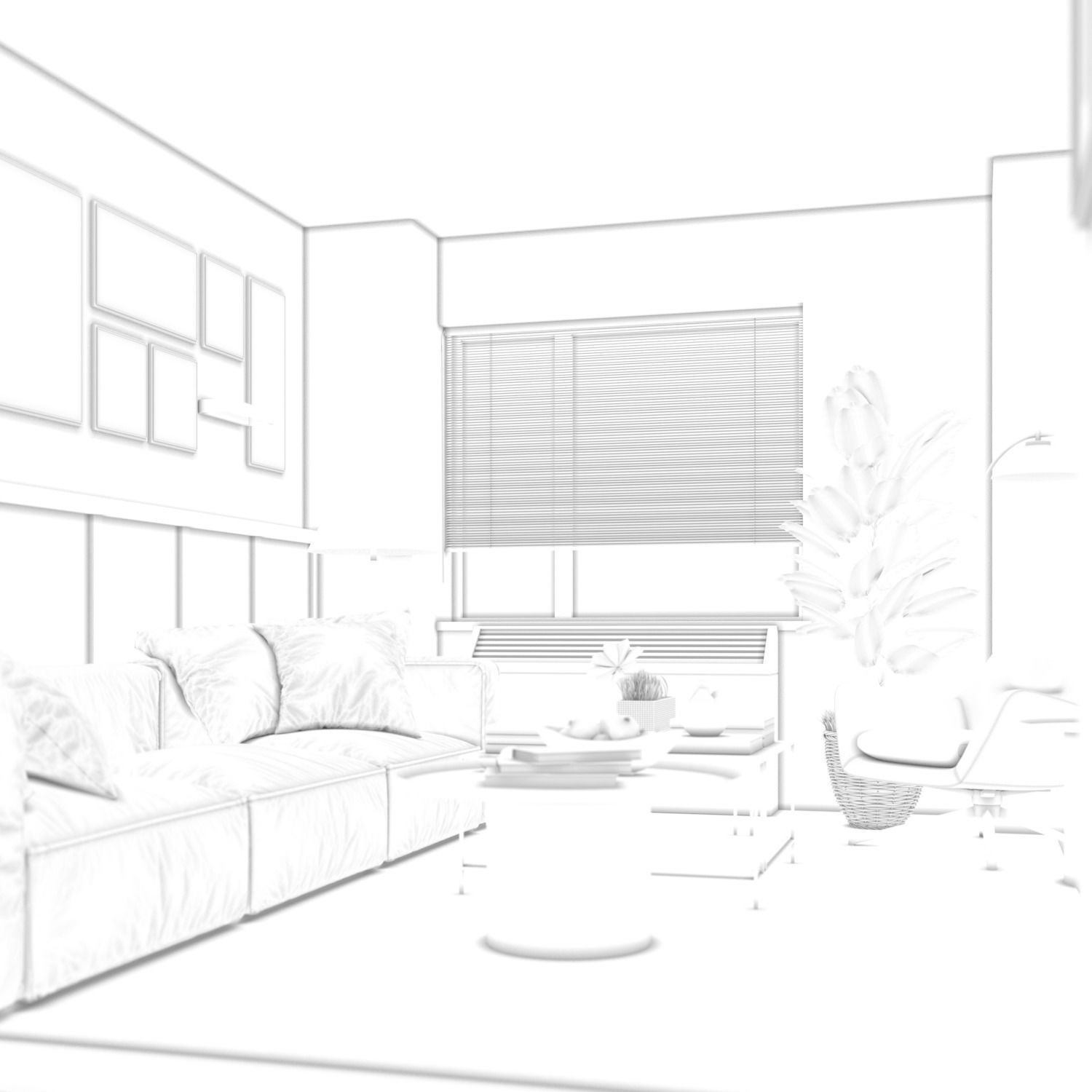 New York Apartment - Contemporary Interior 3D Model - View 20