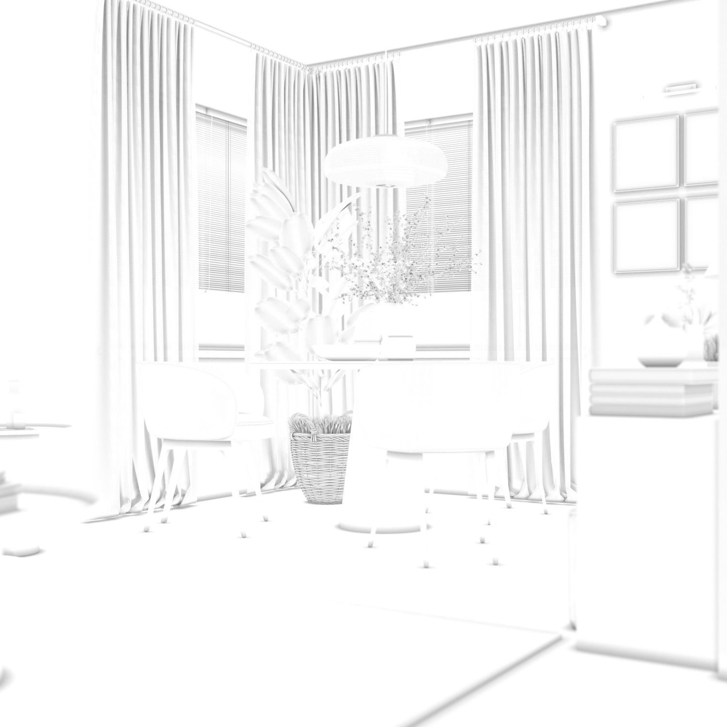 New York Apartment - Contemporary Interior 3D Model - View 21