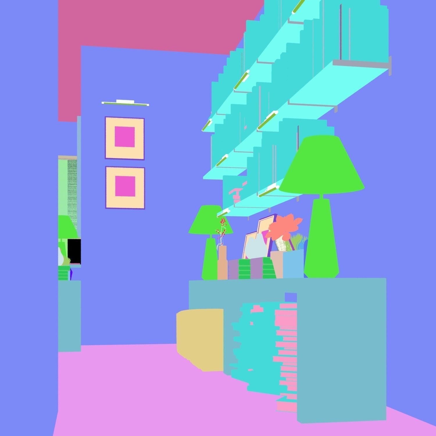 New York Apartment - Contemporary Interior 3D Model - View 26