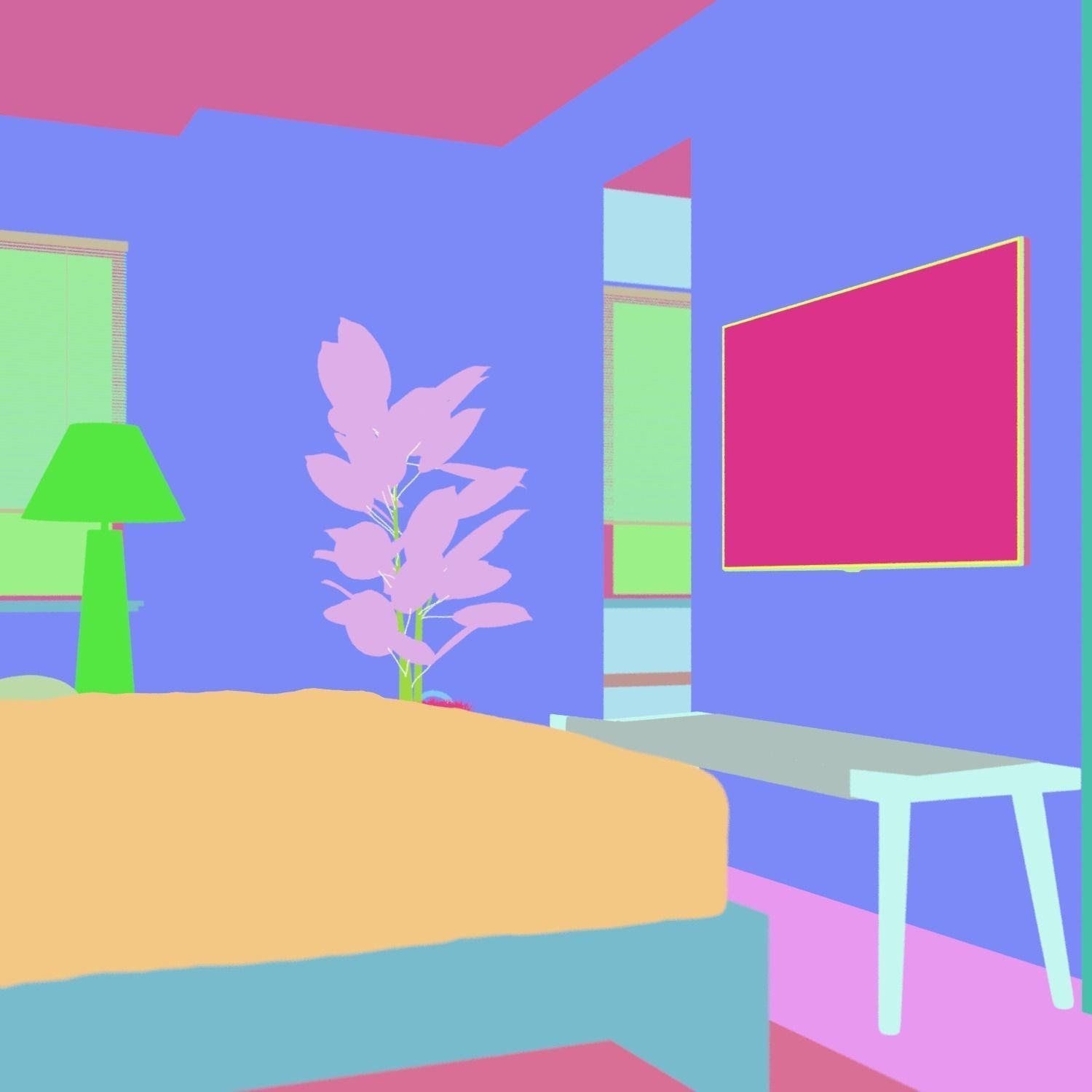 New York Apartment - Contemporary Interior 3D Model - View 29