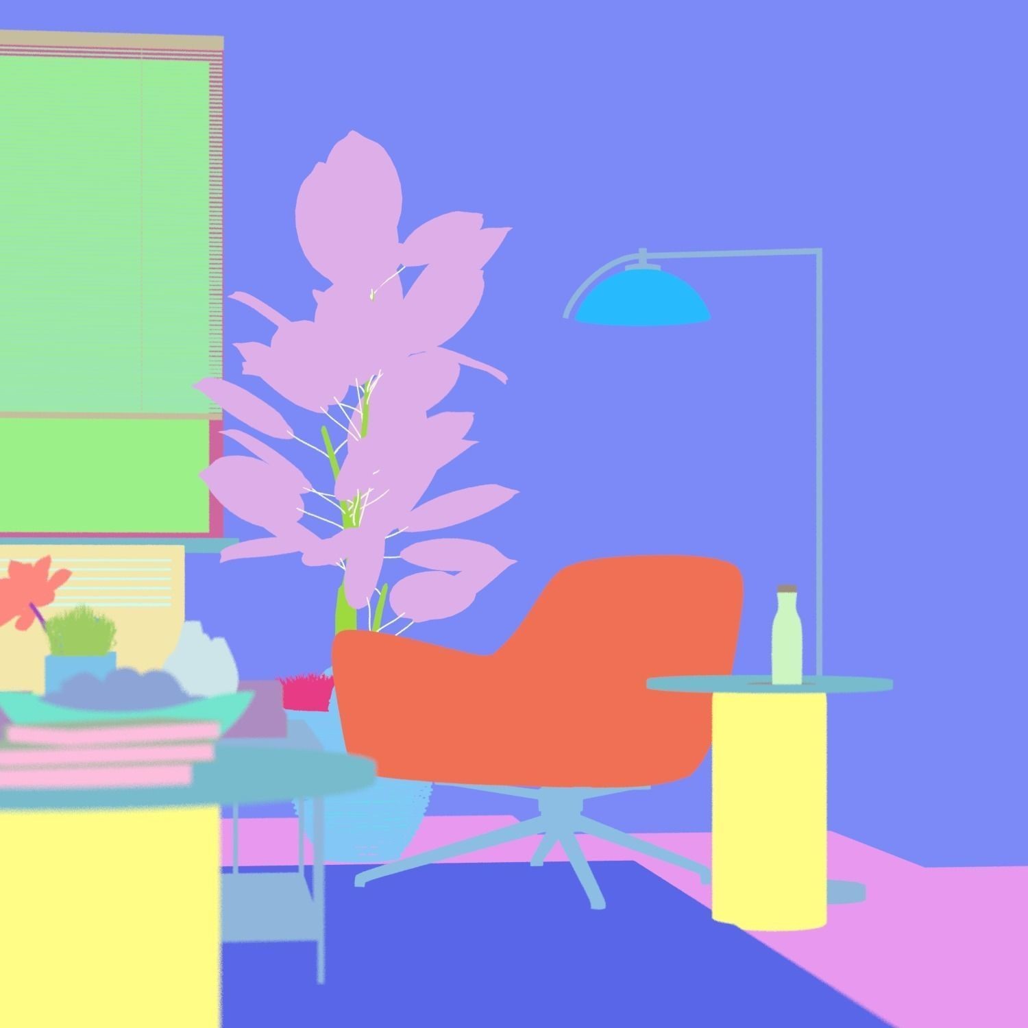 New York Apartment - Contemporary Interior 3D Model - View 30