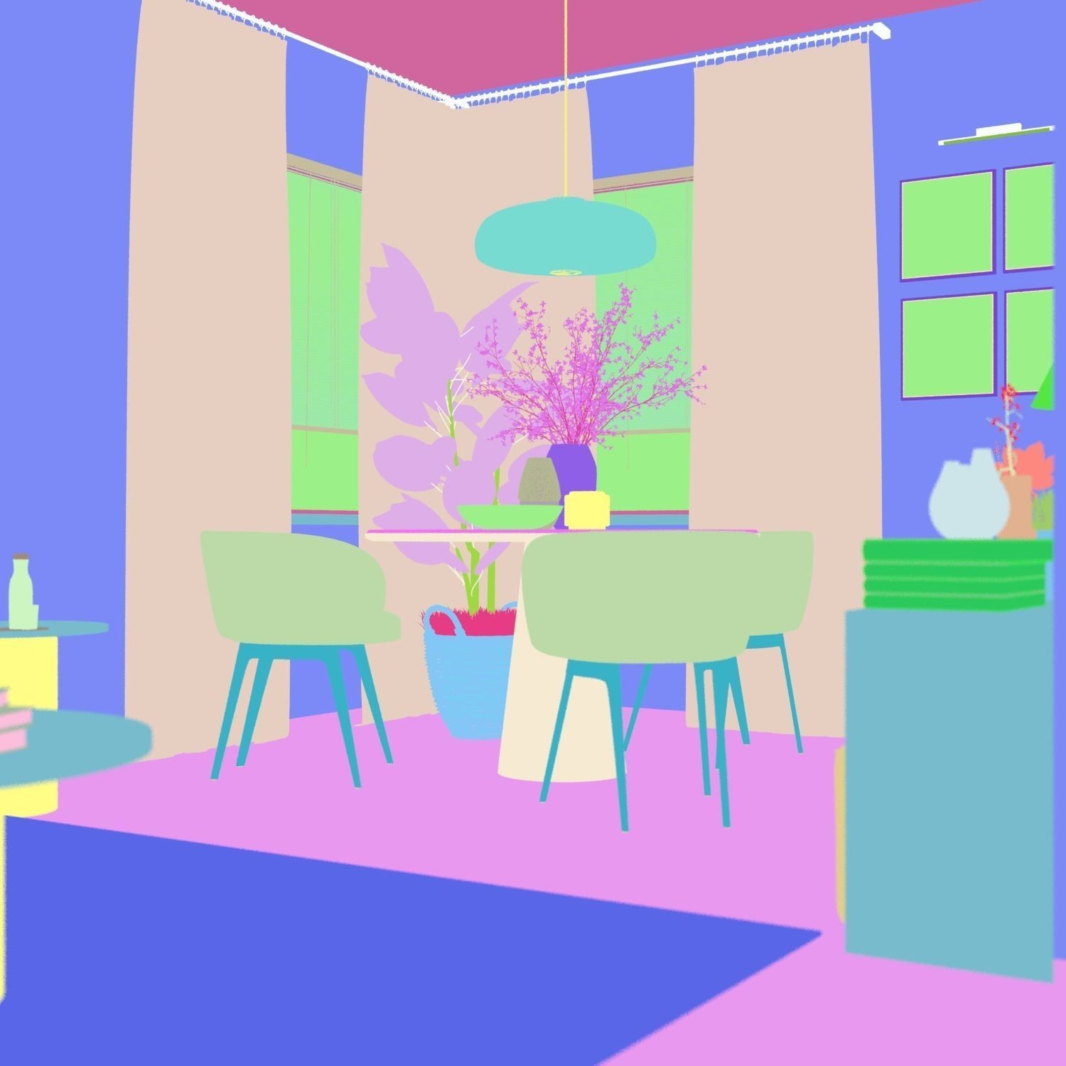 New York Apartment - Contemporary Interior 3D Model - View 33