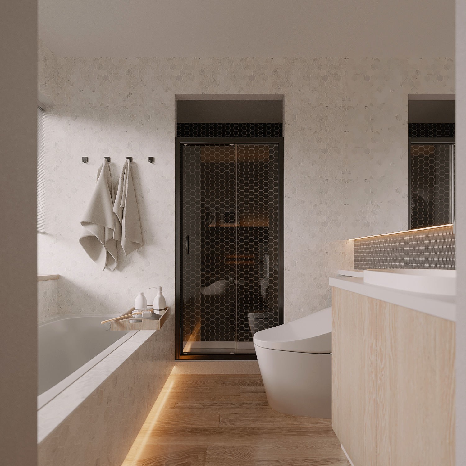 New York Apartment - Contemporary Interior 3D Model - View 5