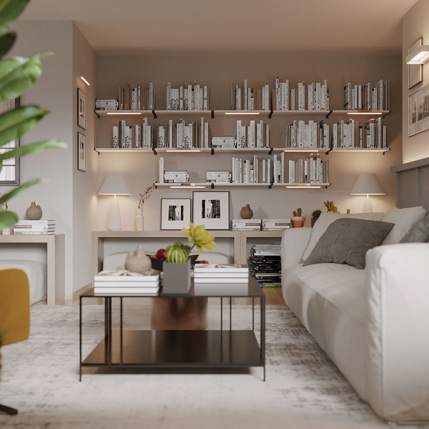 New York Apartment - Contemporary Interior 3D Model - View 8