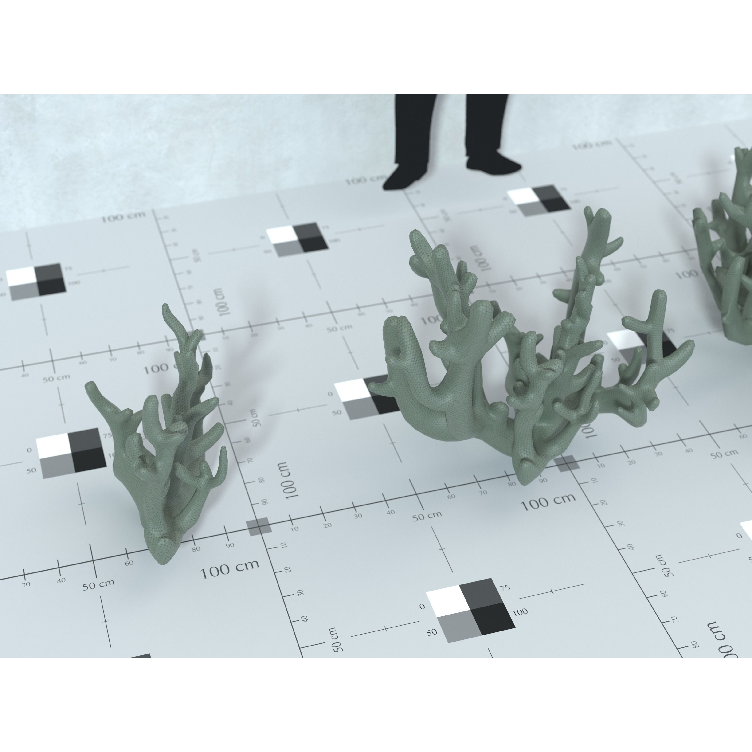 Ocean Plants 3D Model – Low Poly Underwater Flora, FBX, PBR - View 34