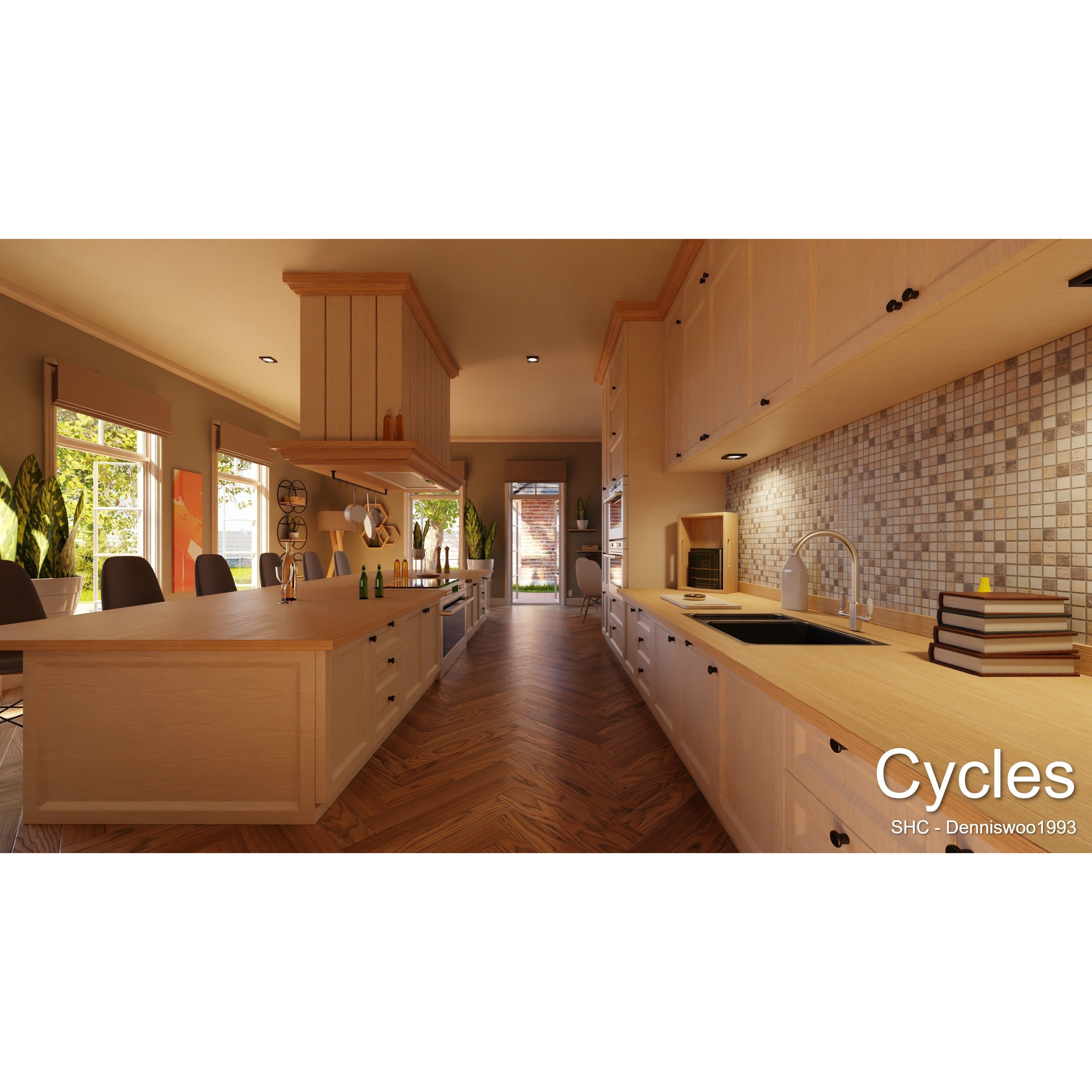 Classic Villa - Low-Poly Game-Ready 3D Model - View 11