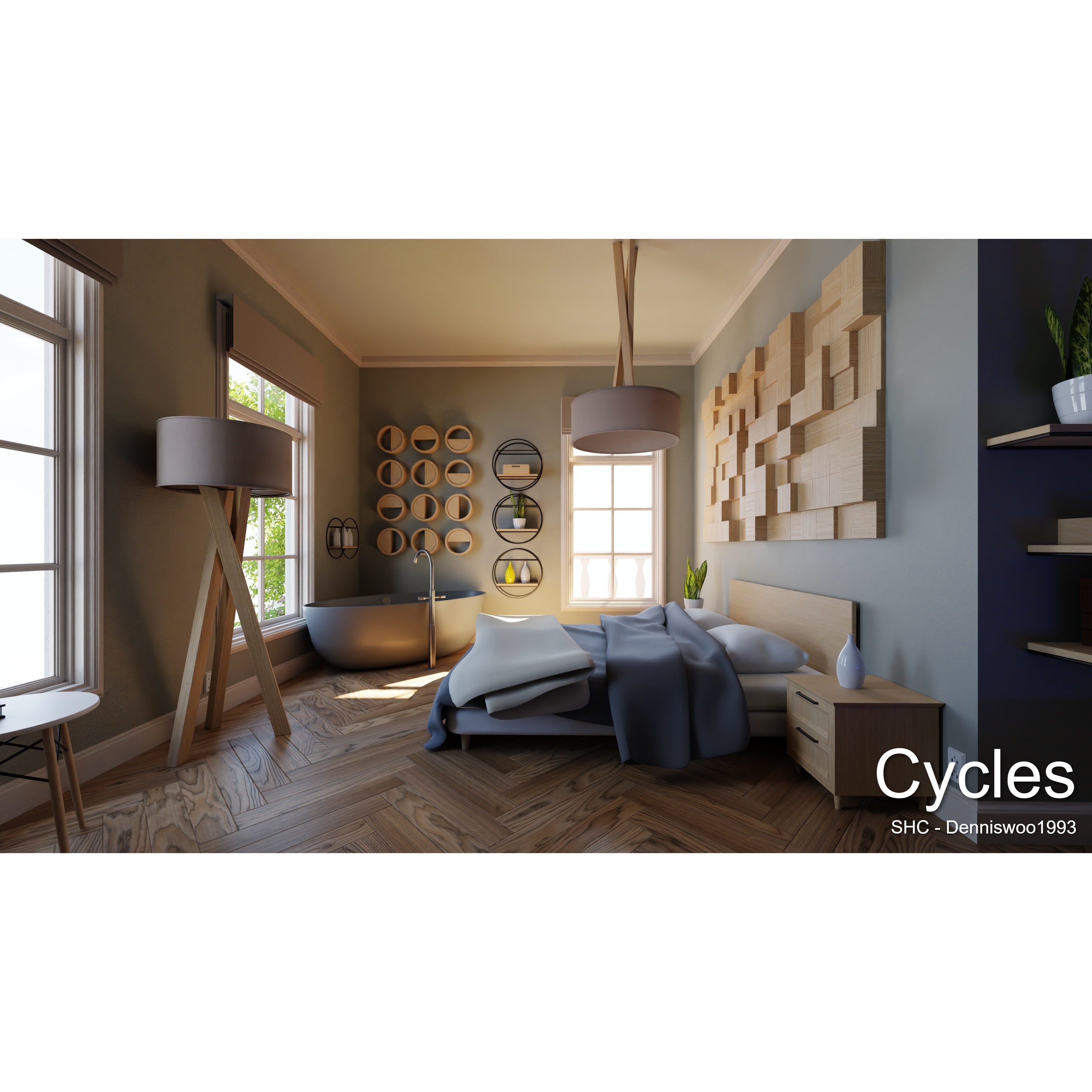 Classic Villa - Low-Poly Game-Ready 3D Model - View 13