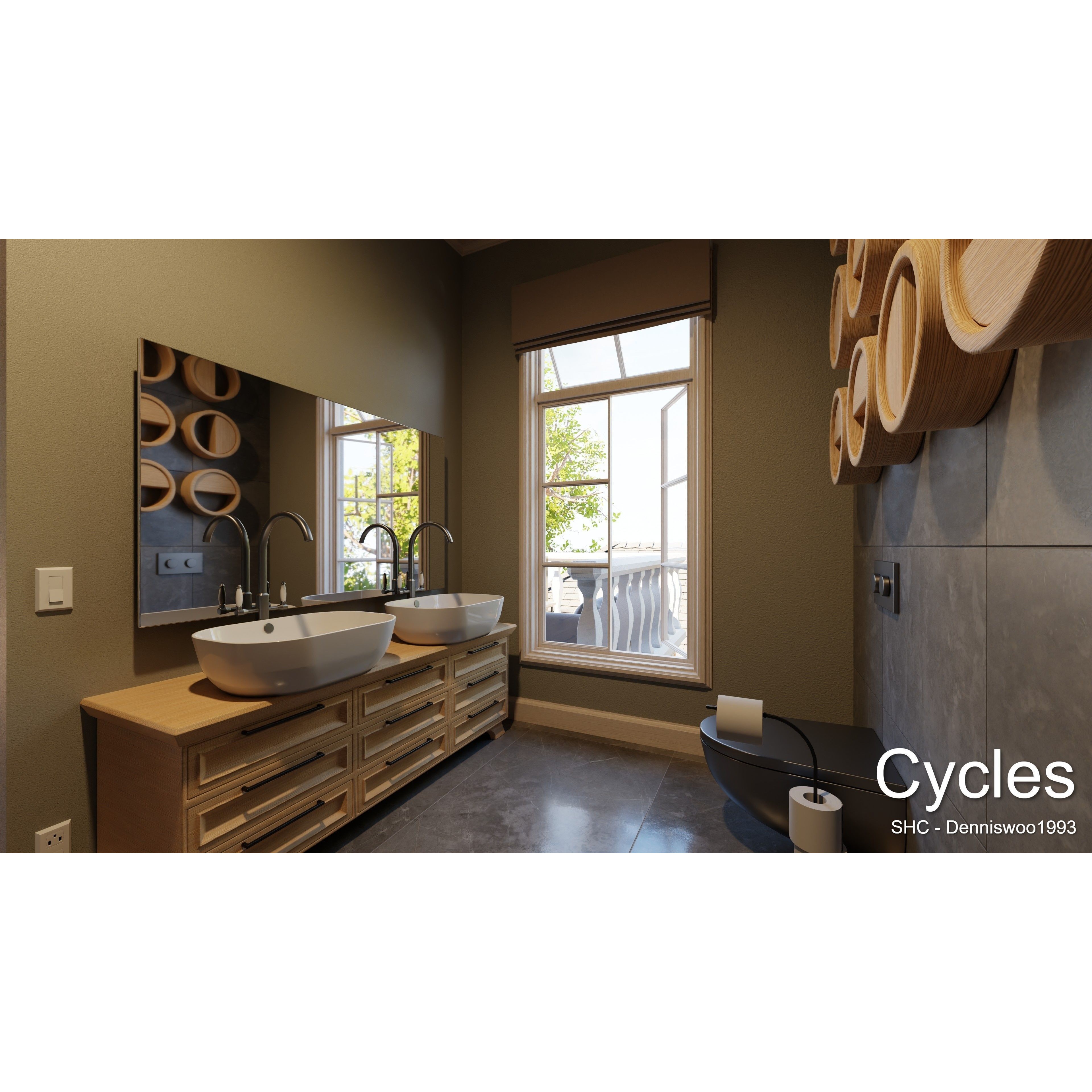 Classic Villa - Low-Poly Game-Ready 3D Model - View 15