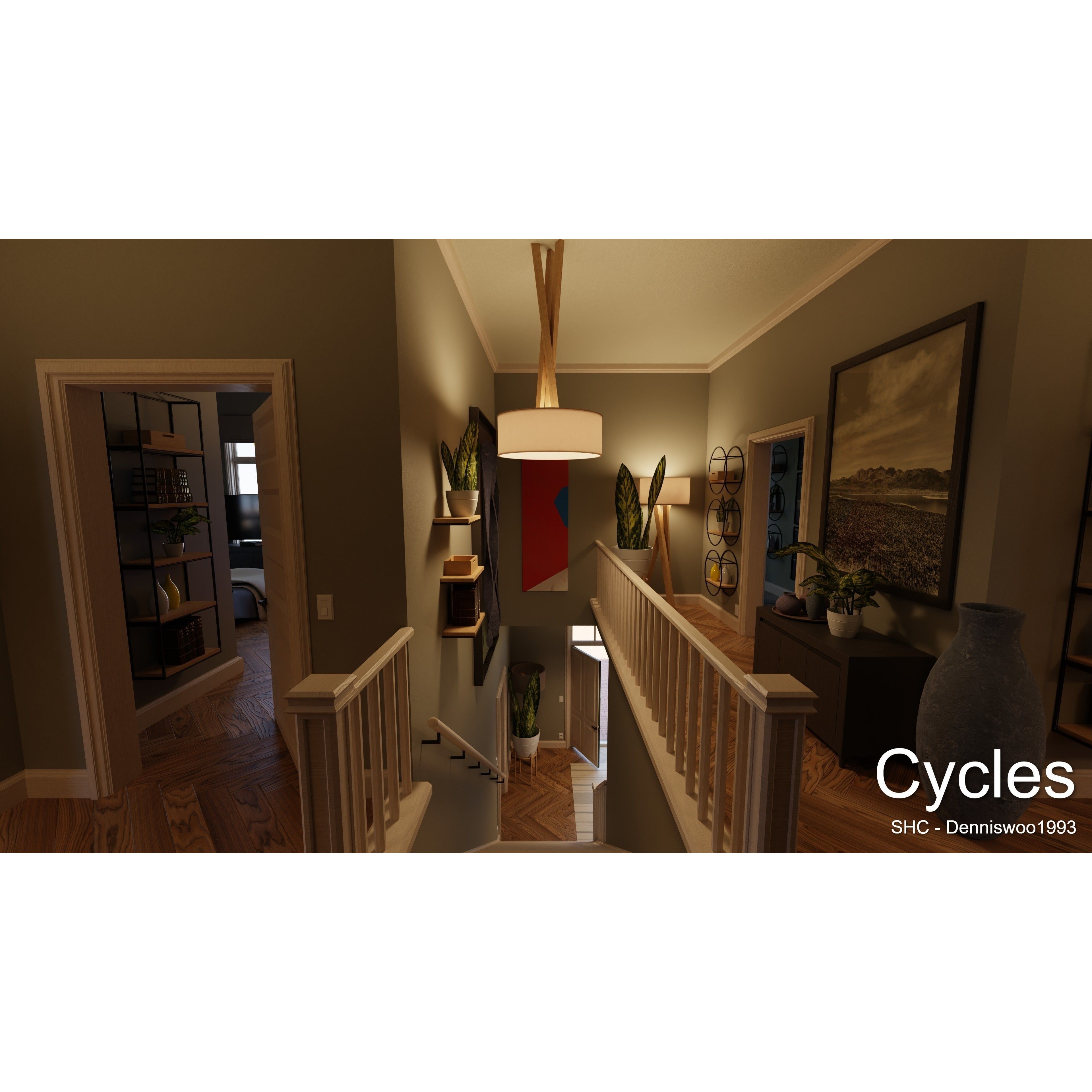 Classic Villa - Low-Poly Game-Ready 3D Model - View 17