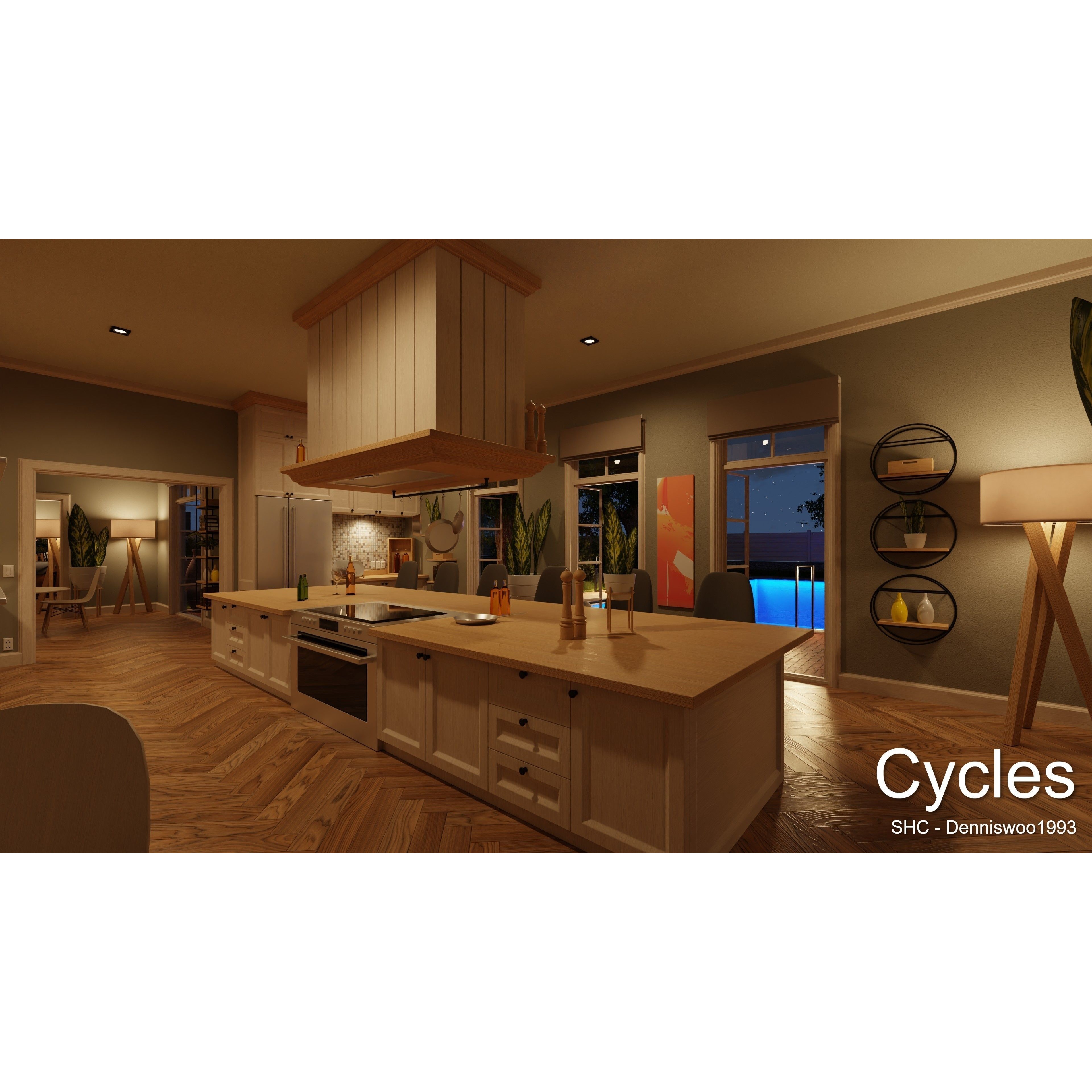 Classic Villa - Low-Poly Game-Ready 3D Model - View 19