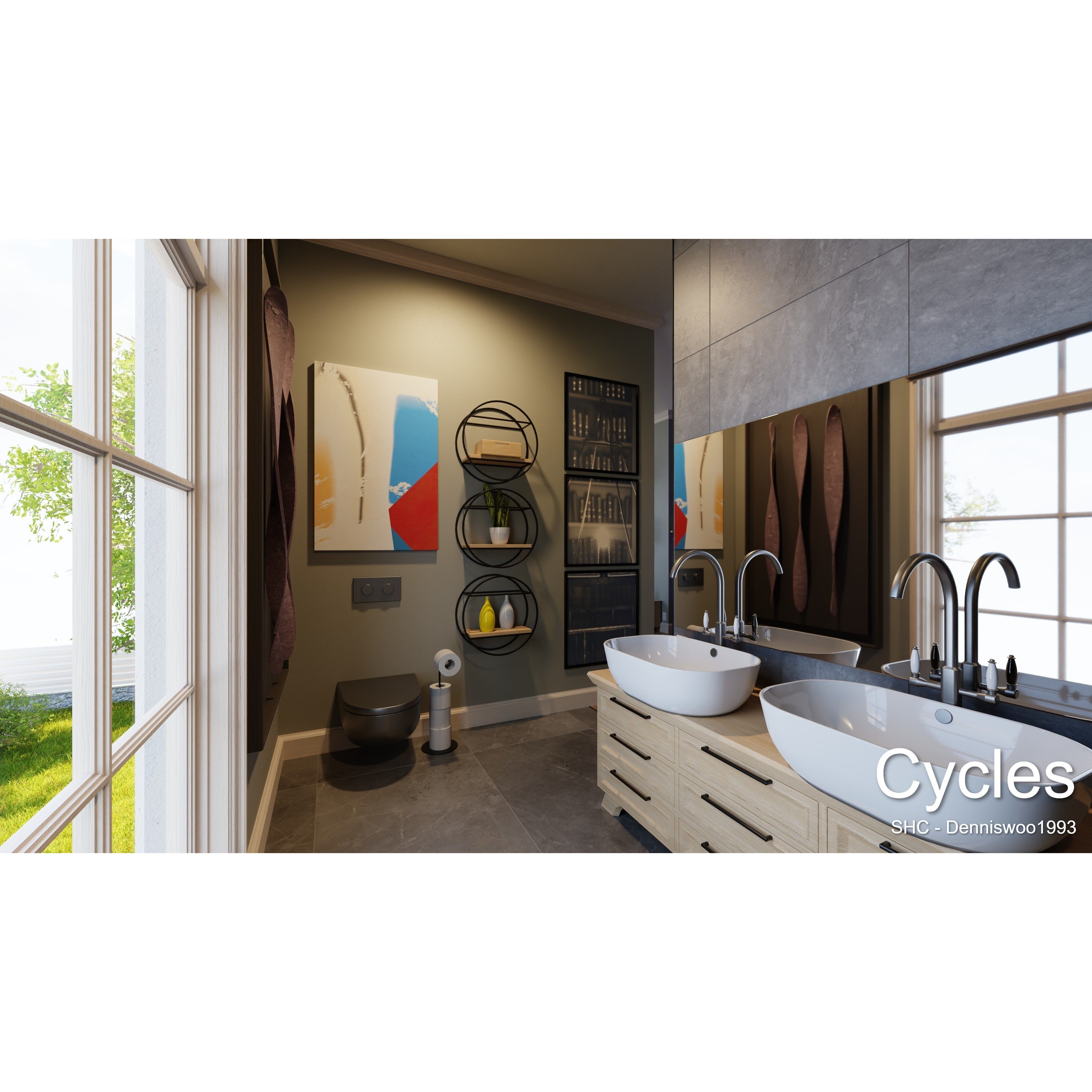 Classic Villa - Low-Poly Game-Ready 3D Model - View 22