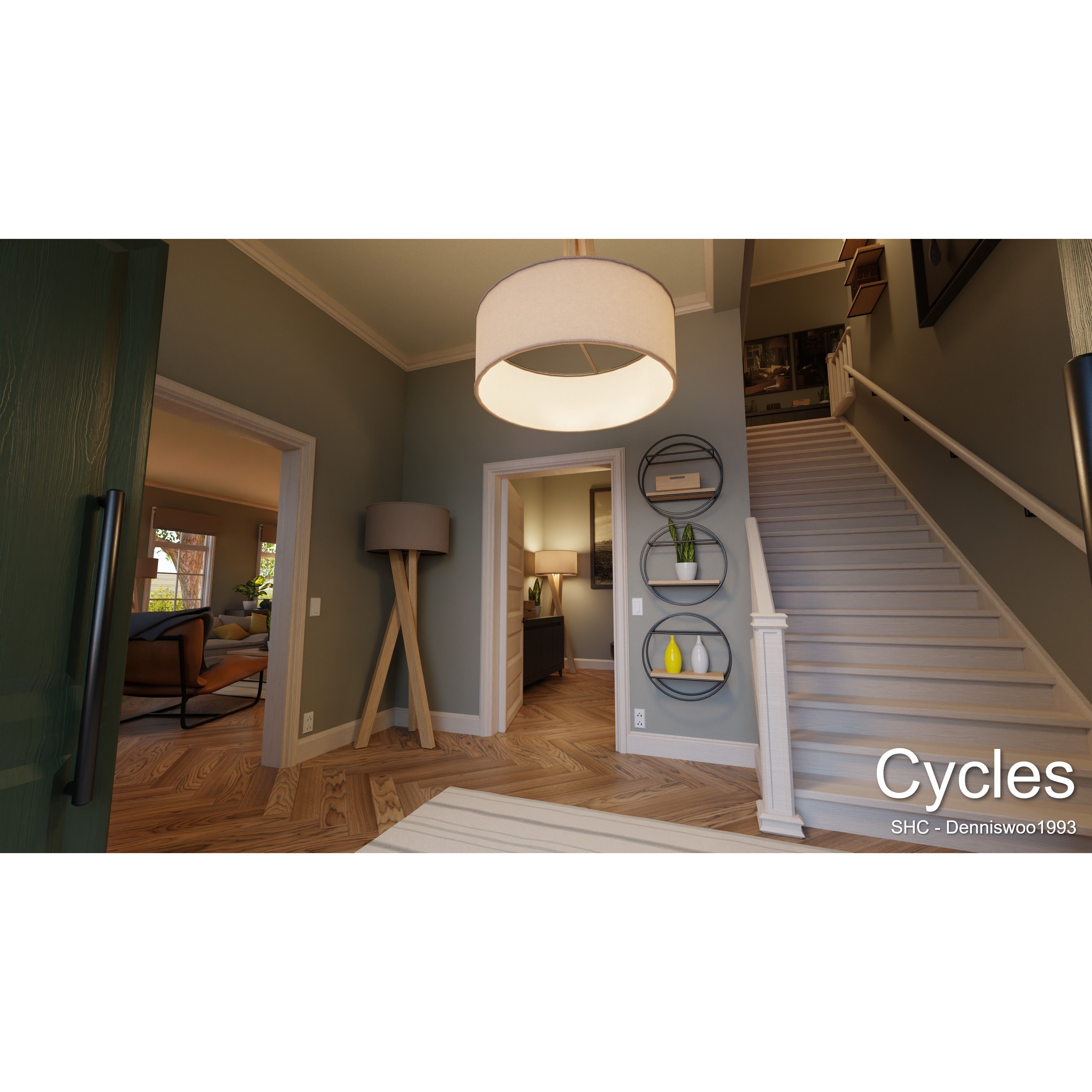 Classic Villa - Low-Poly Game-Ready 3D Model - View 24