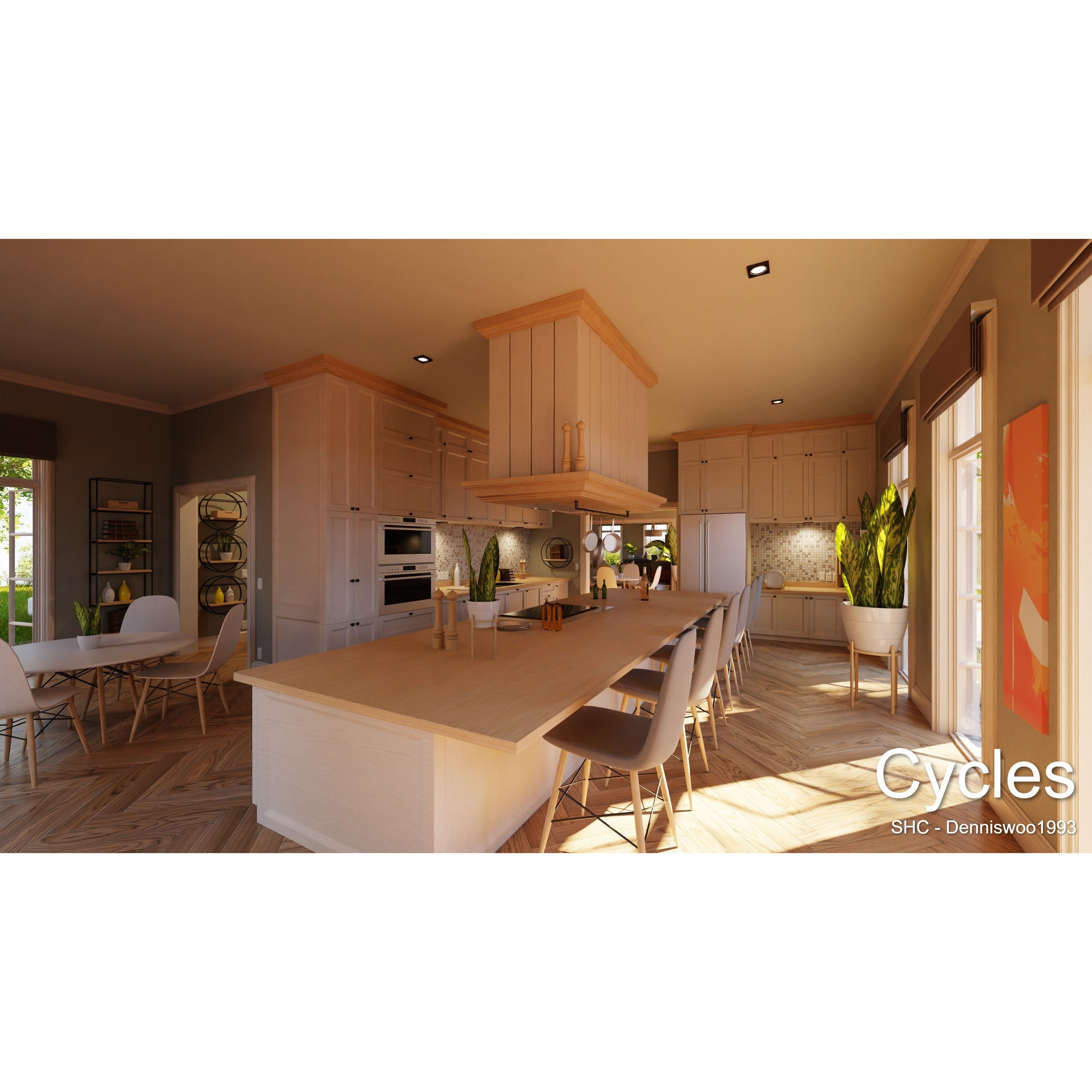 Classic Villa - Low-Poly Game-Ready 3D Model - View 3