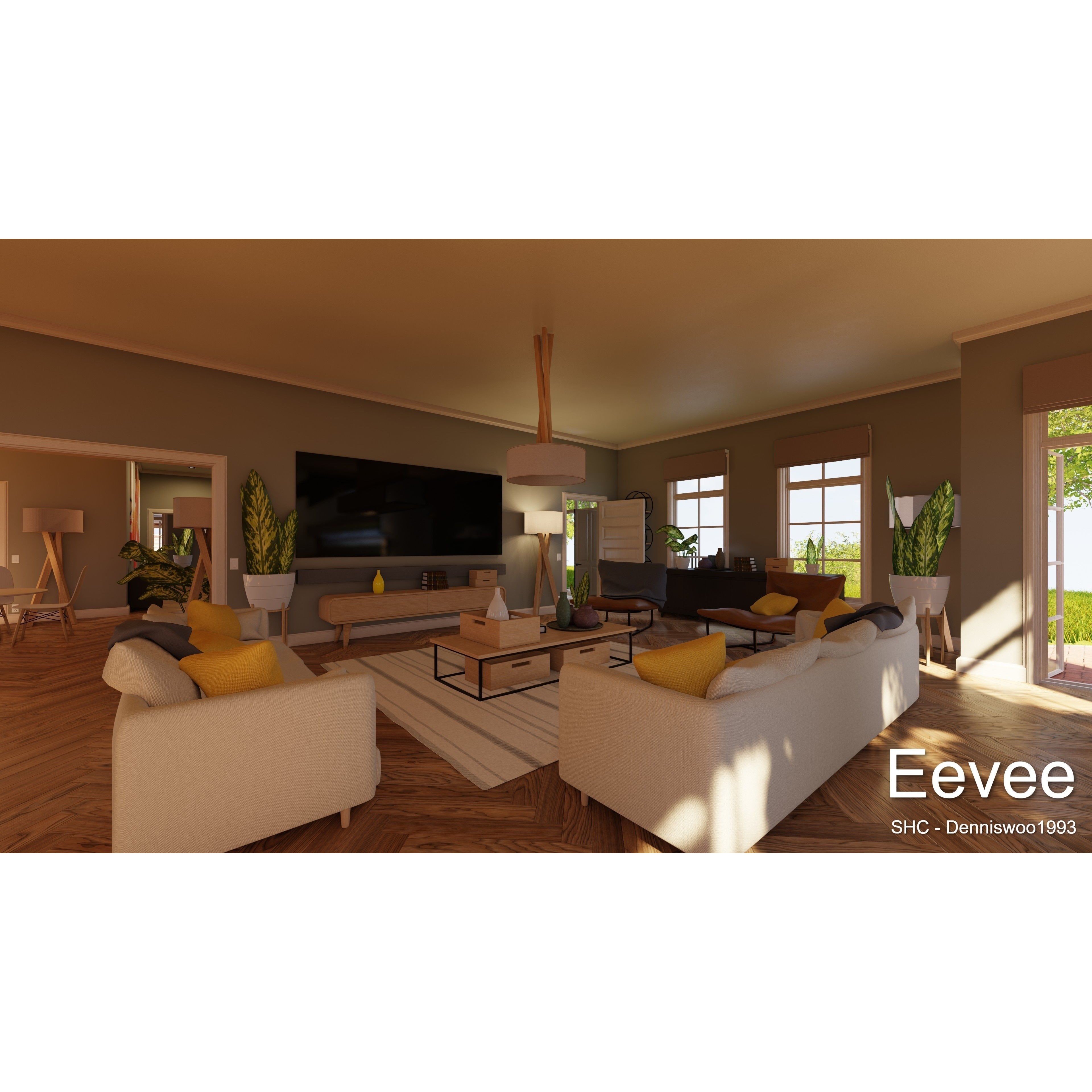 Classic Villa - Low-Poly Game-Ready 3D Model - View 30