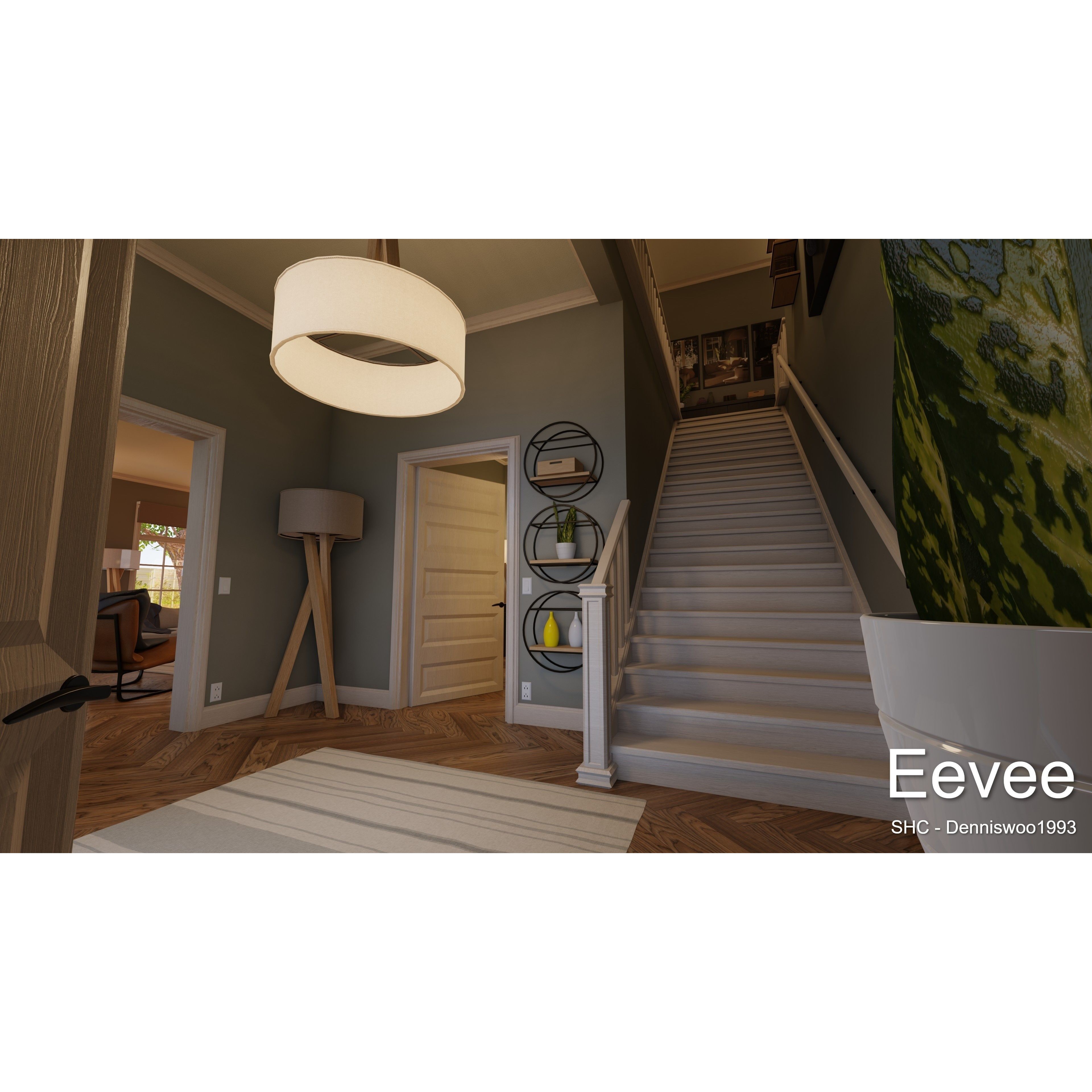 Classic Villa - Low-Poly Game-Ready 3D Model - View 36