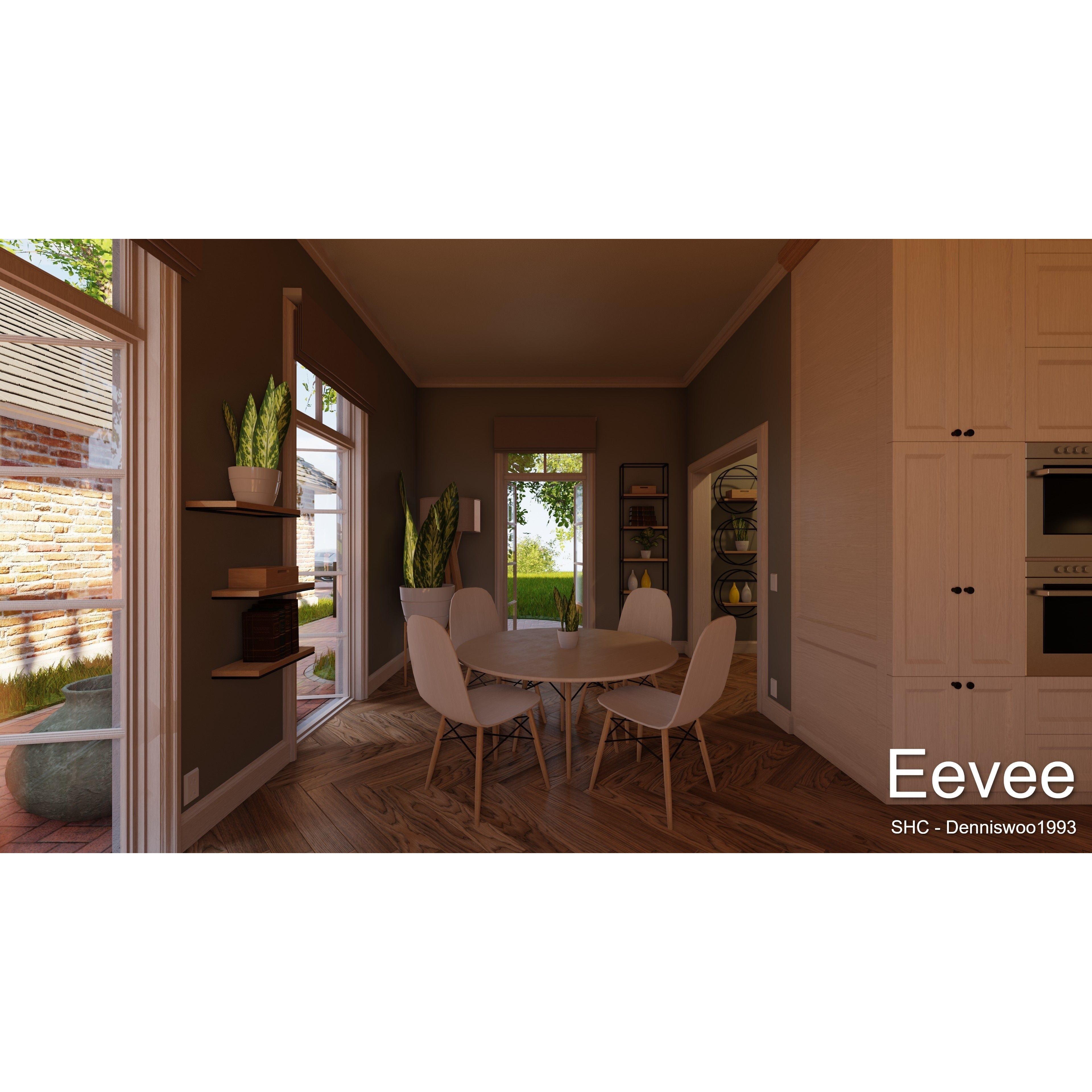 Classic Villa - Low-Poly Game-Ready 3D Model - View 37