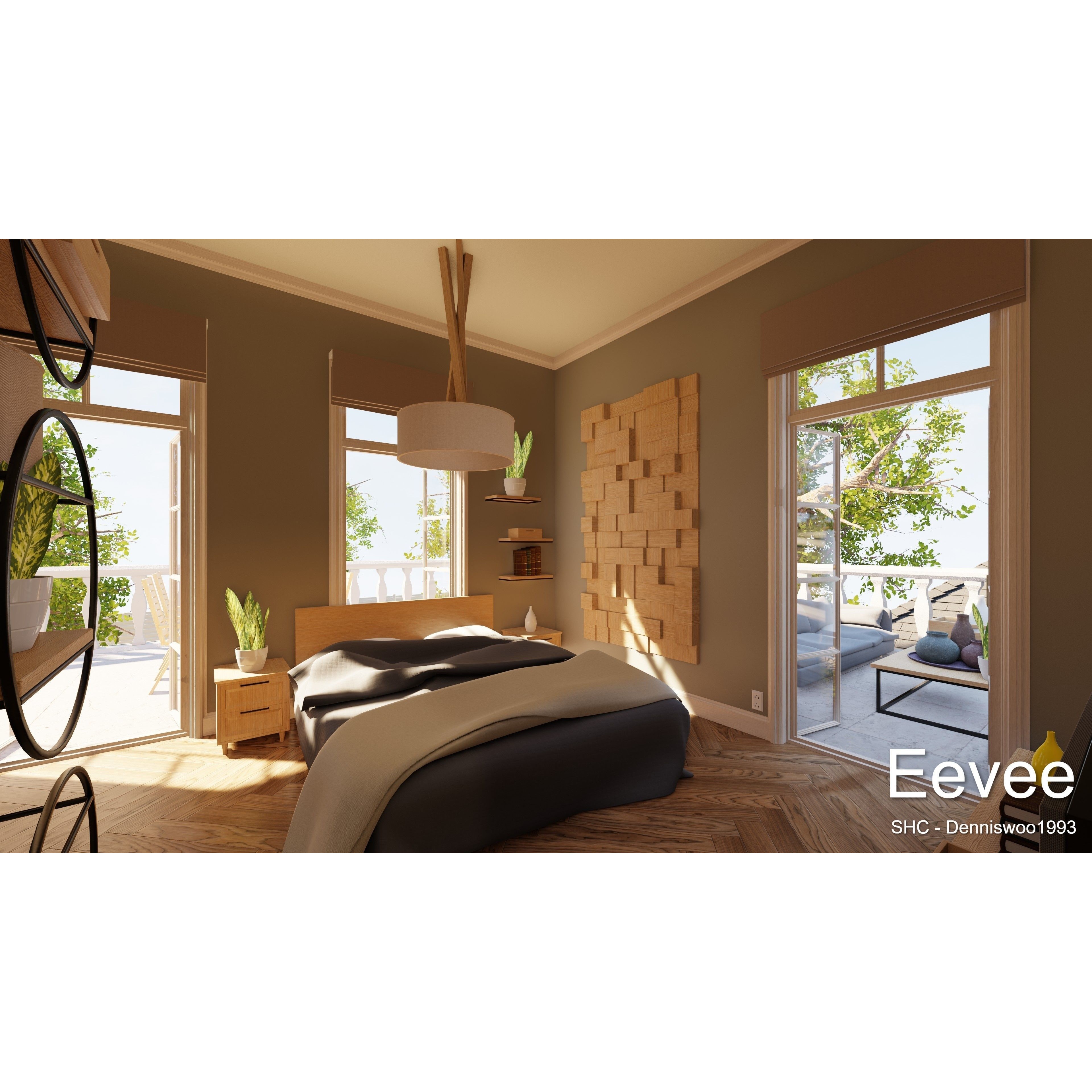 Classic Villa - Low-Poly Game-Ready 3D Model - View 39