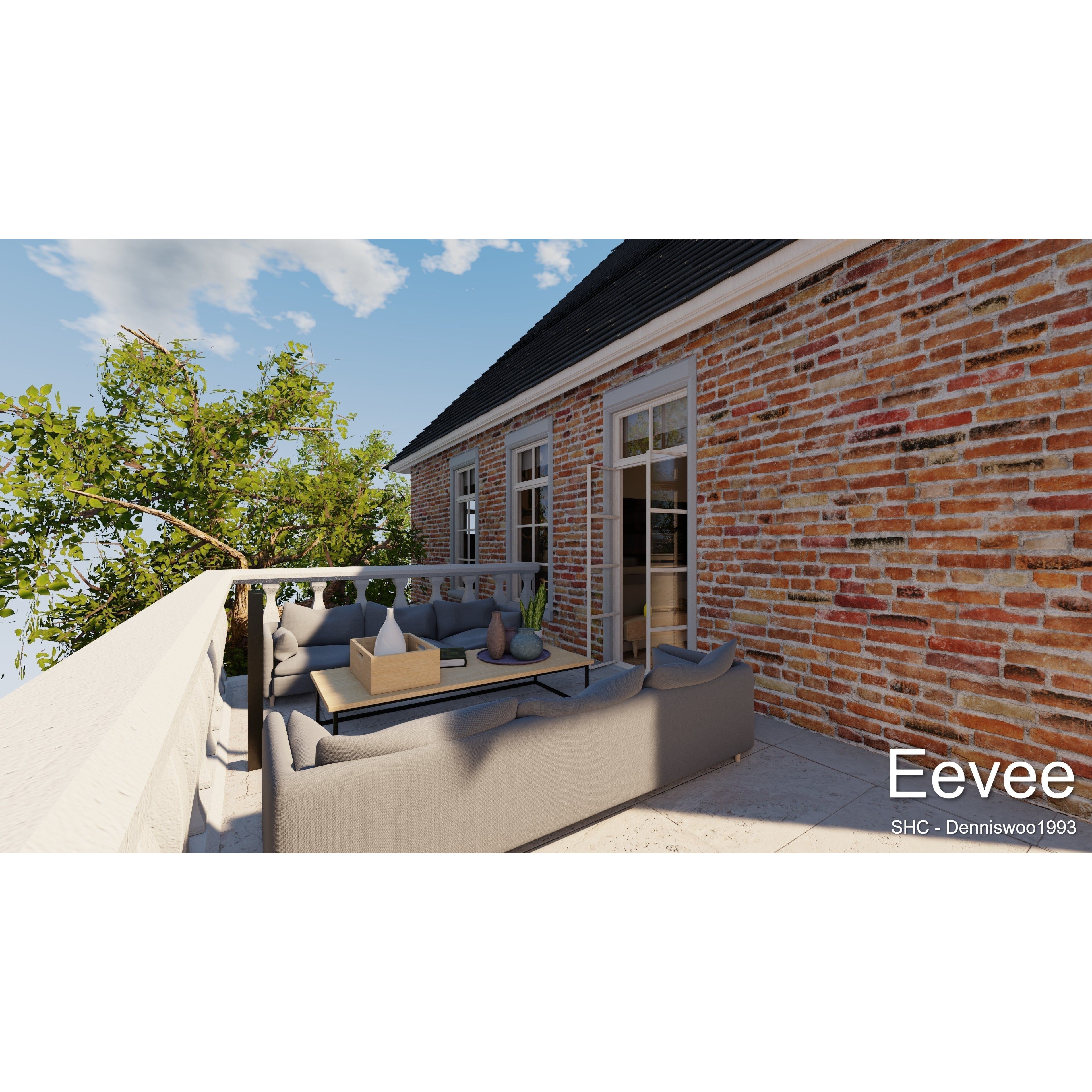 Classic Villa - Low-Poly Game-Ready 3D Model - View 42