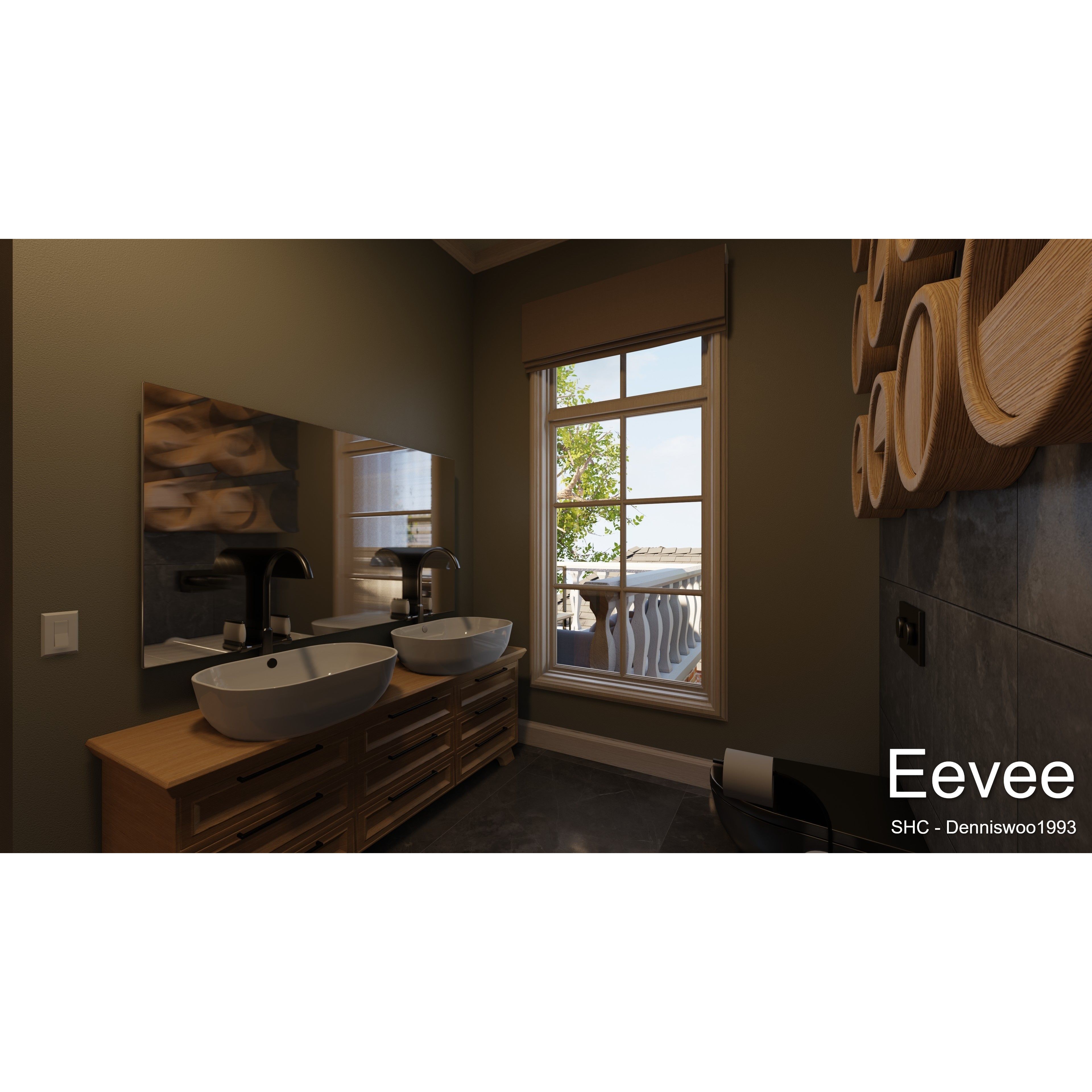 Classic Villa - Low-Poly Game-Ready 3D Model - View 43