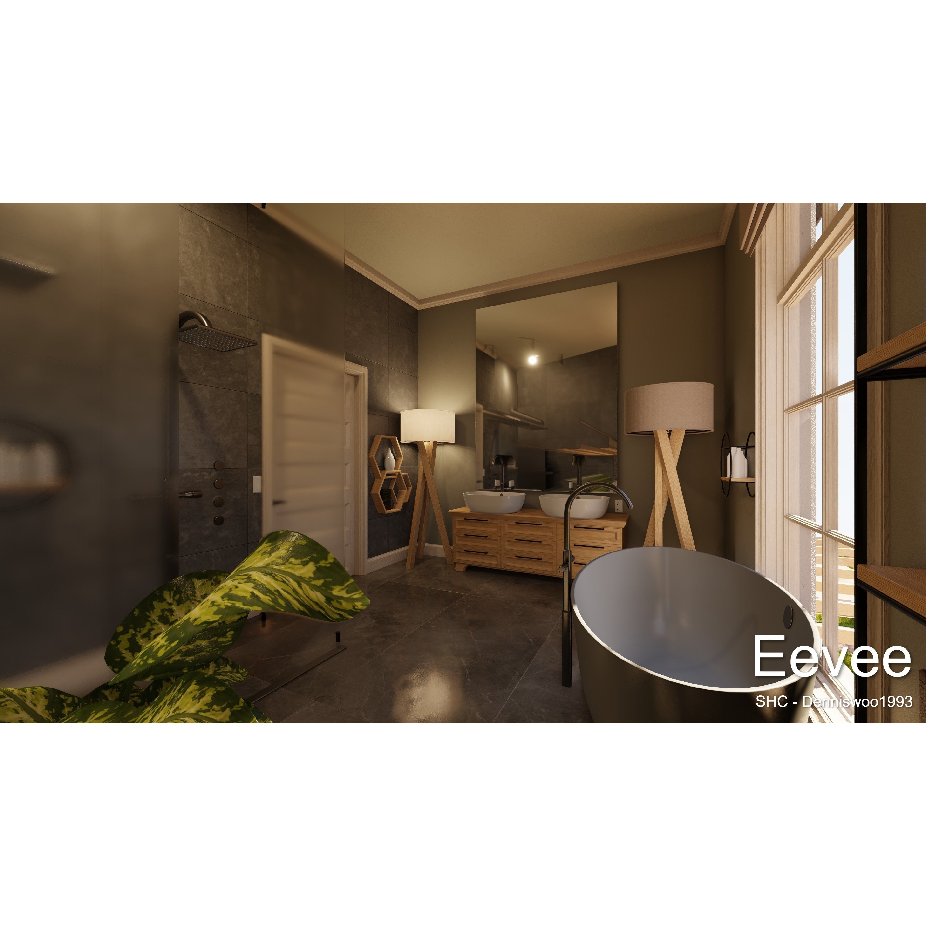 Classic Villa - Low-Poly Game-Ready 3D Model - View 45