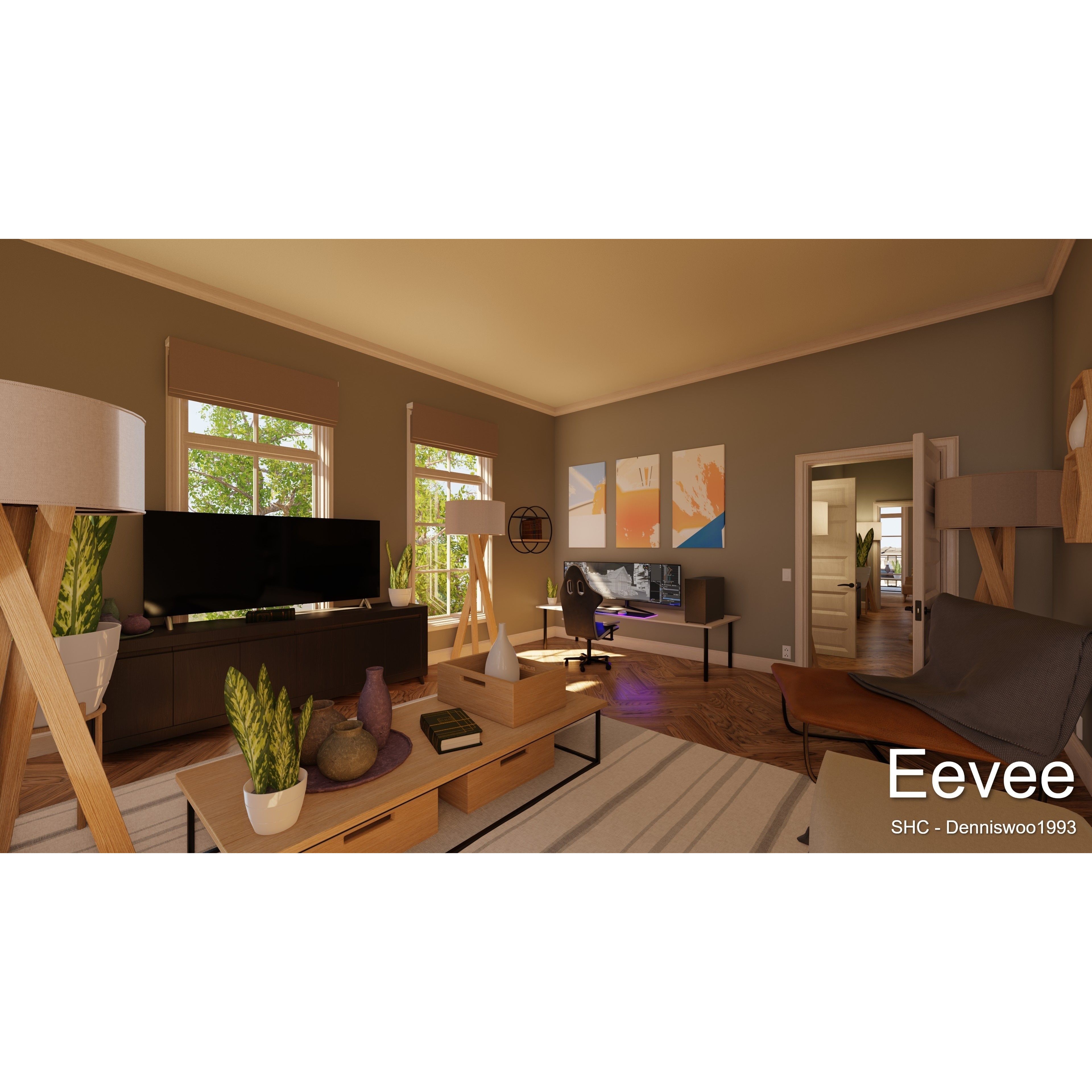 Classic Villa - Low-Poly Game-Ready 3D Model - View 47