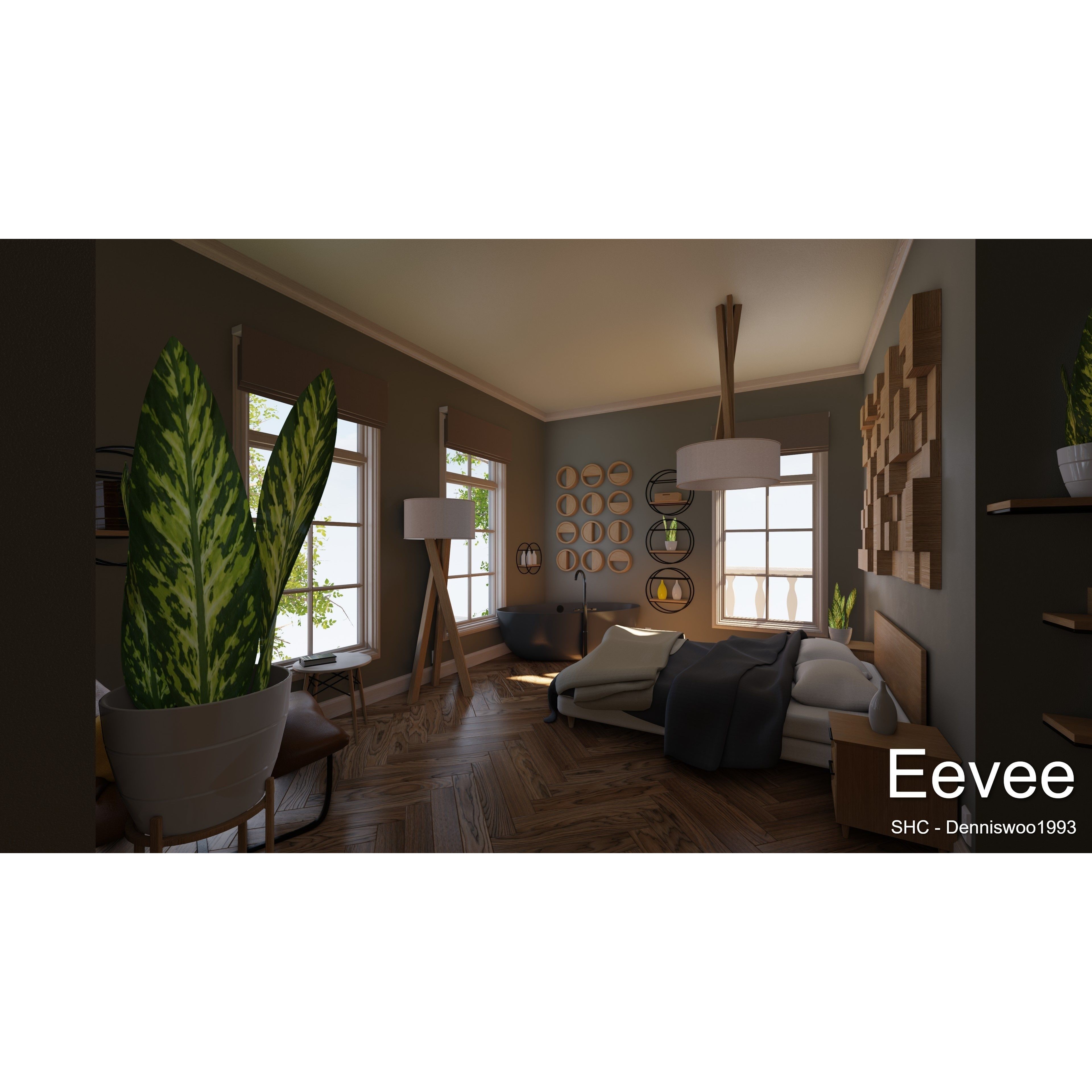 Classic Villa - Low-Poly Game-Ready 3D Model - View 48