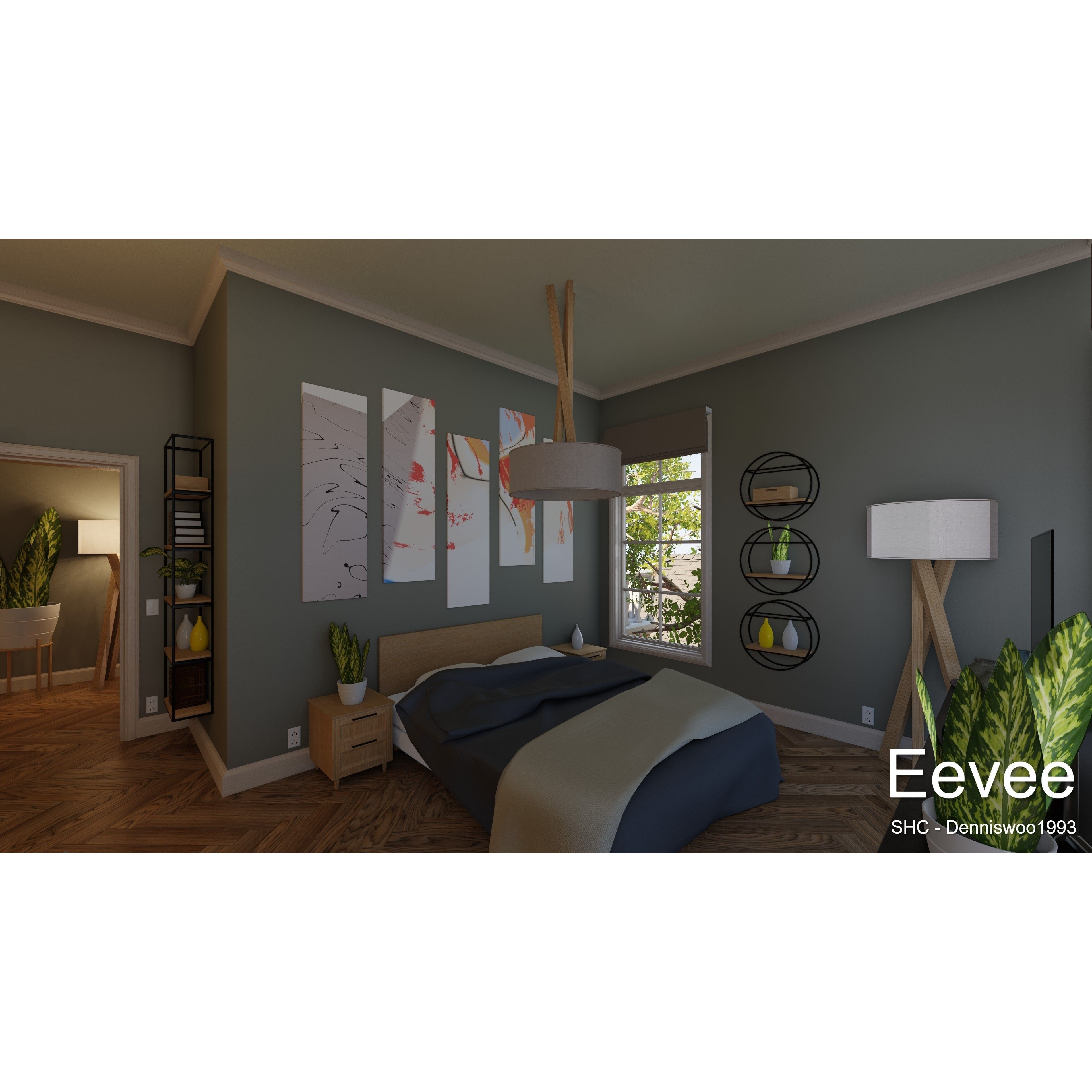 Classic Villa - Low-Poly Game-Ready 3D Model - View 52