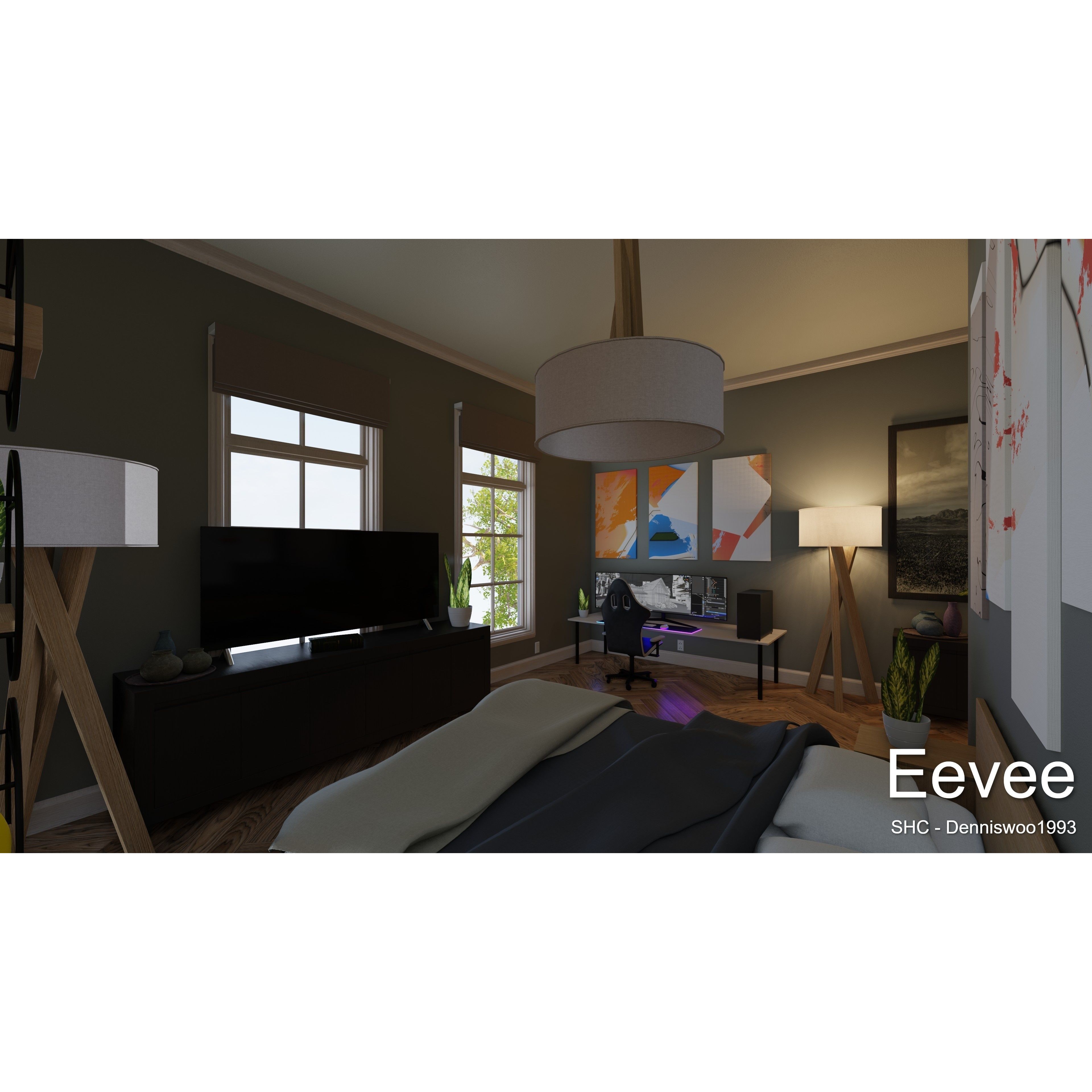 Classic Villa - Low-Poly Game-Ready 3D Model - View 53