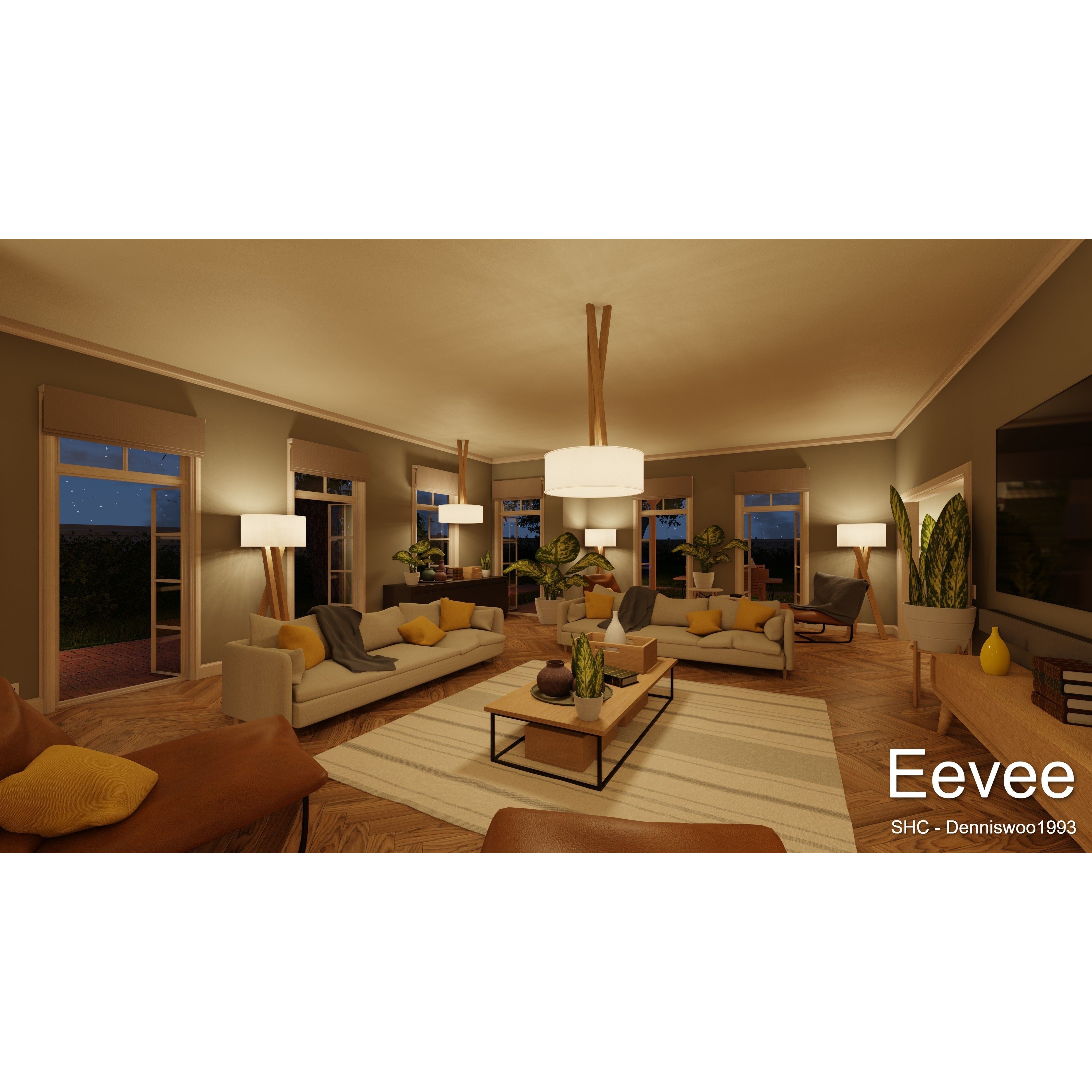 Classic Villa - Low-Poly Game-Ready 3D Model - View 57