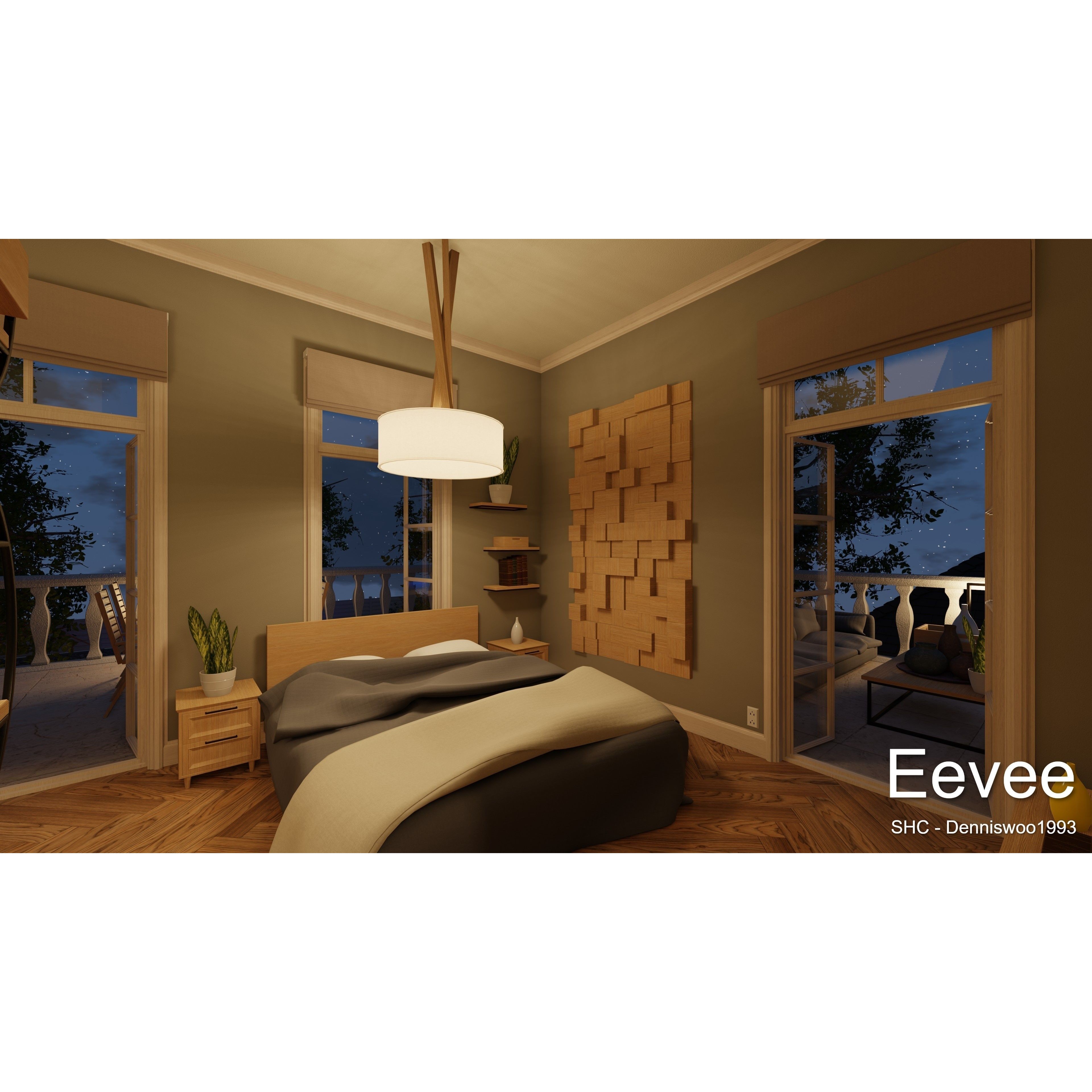 Classic Villa - Low-Poly Game-Ready 3D Model - View 58