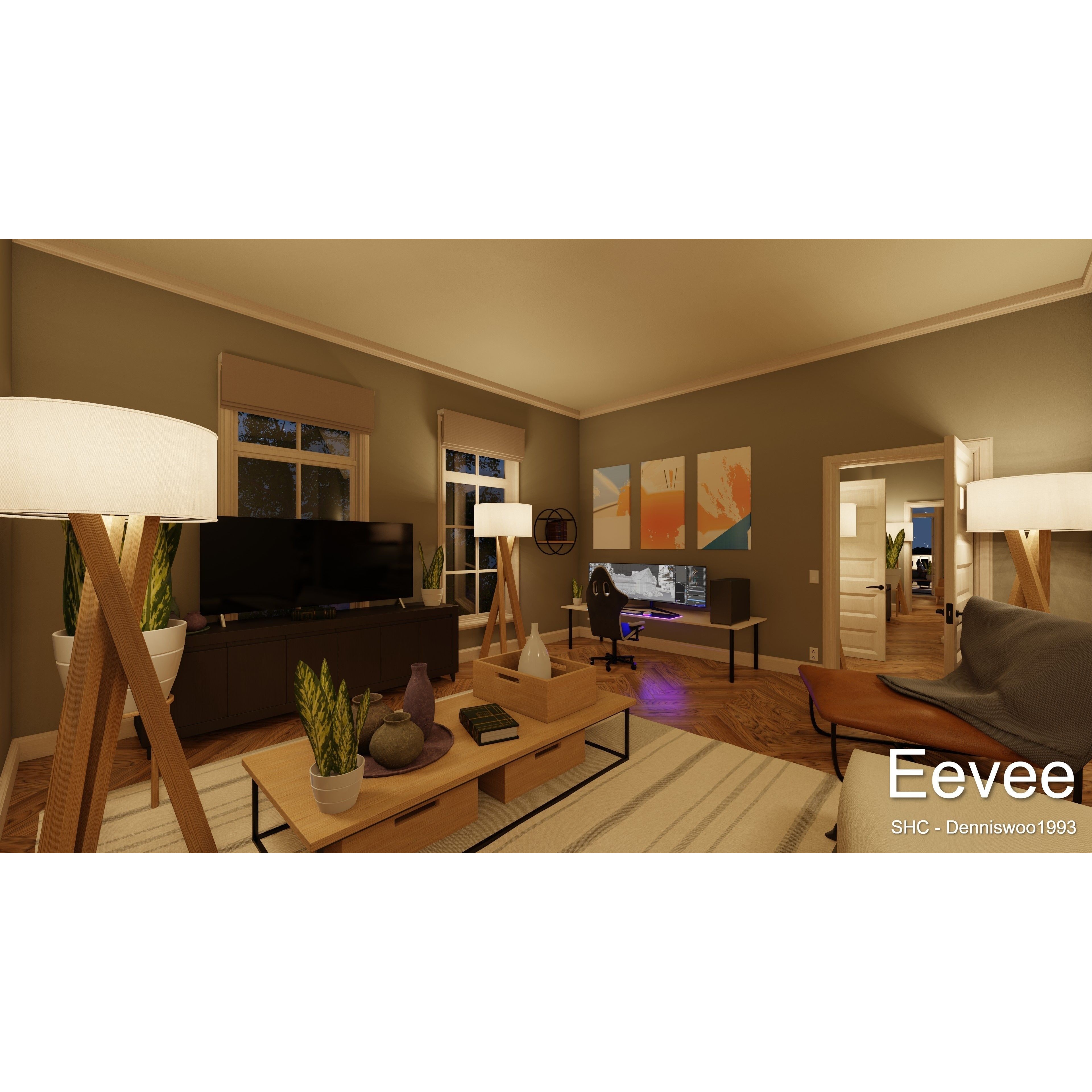 Classic Villa - Low-Poly Game-Ready 3D Model - View 59