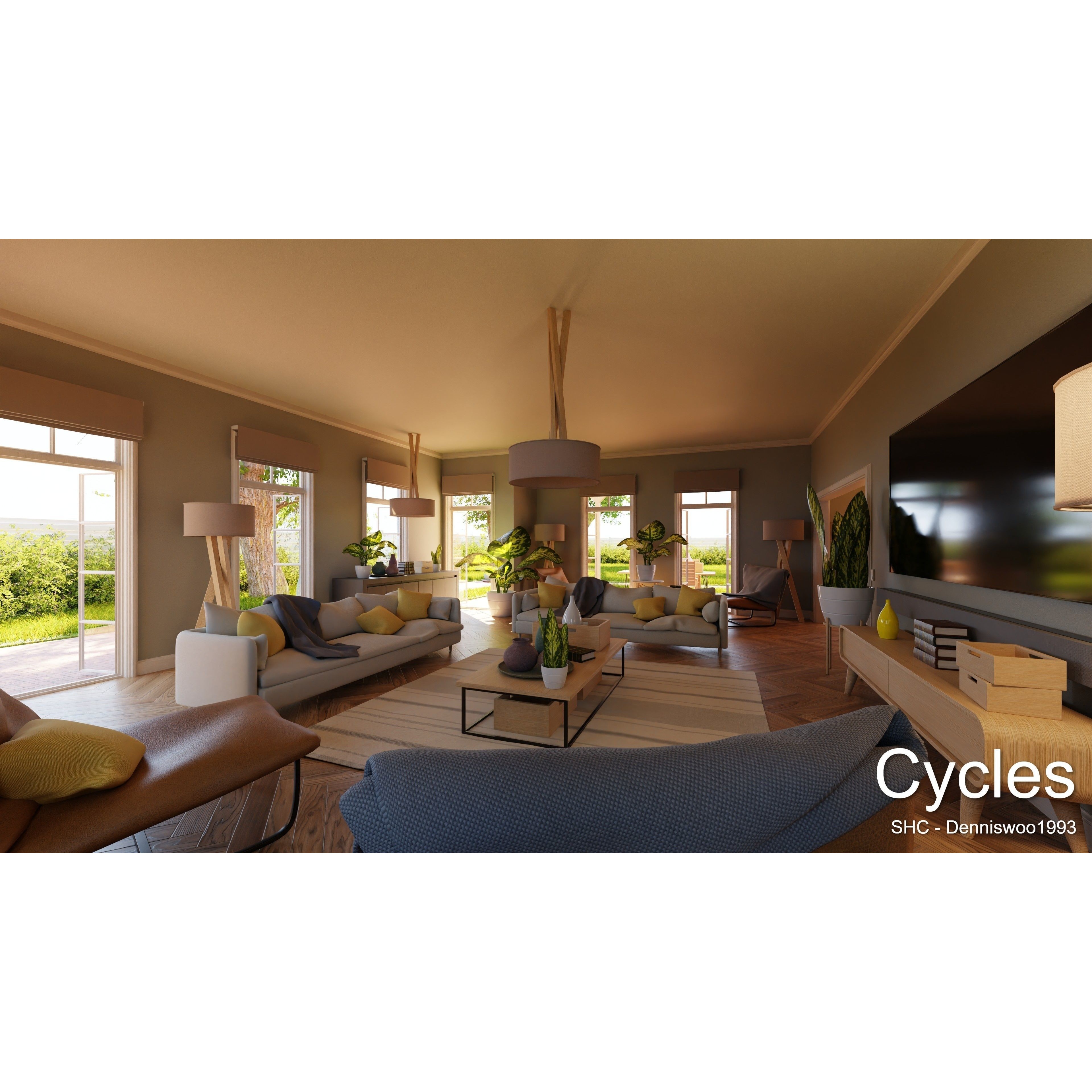 Classic Villa - Low-Poly Game-Ready 3D Model - View 6