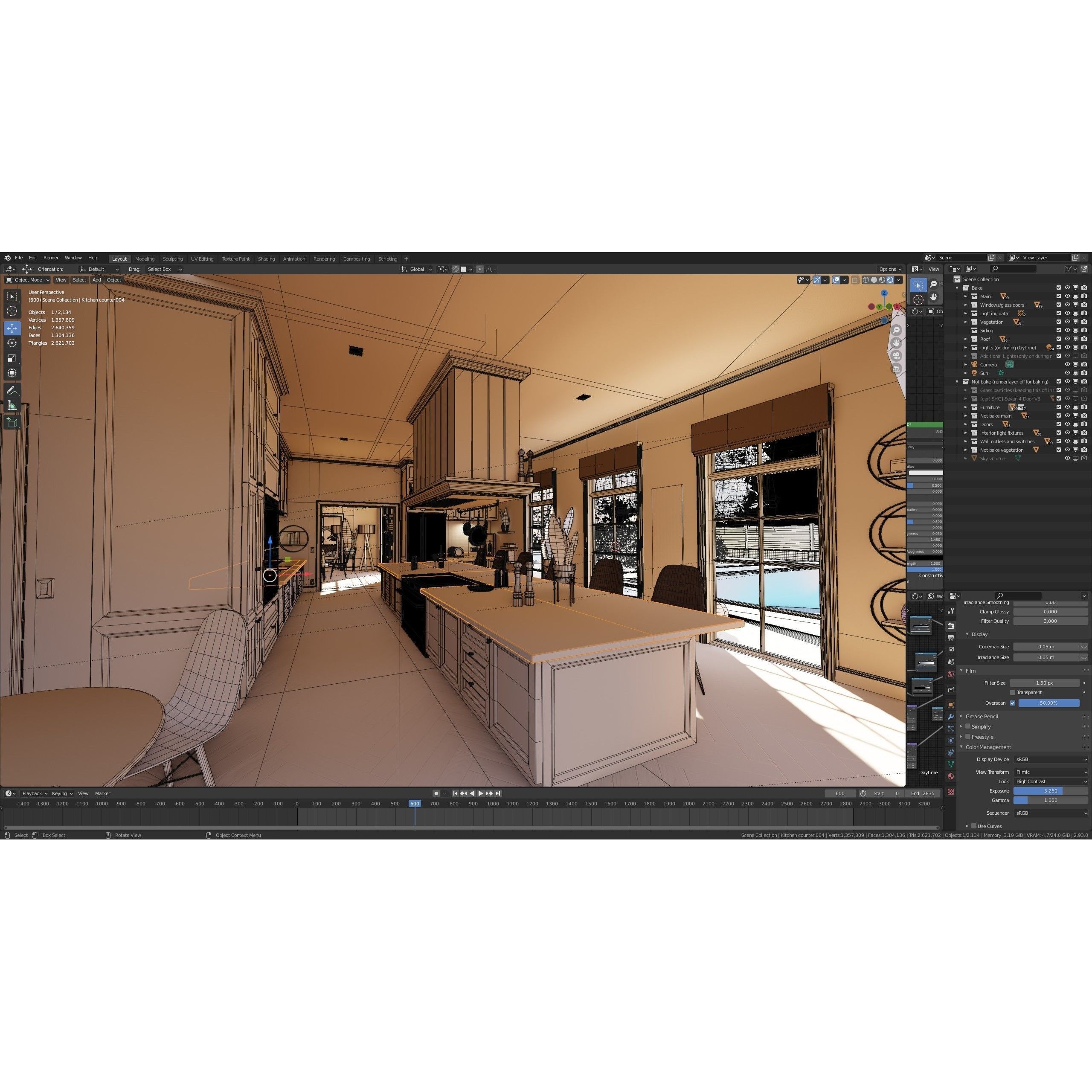 Classic Villa - Low-Poly Game-Ready 3D Model - View 61
