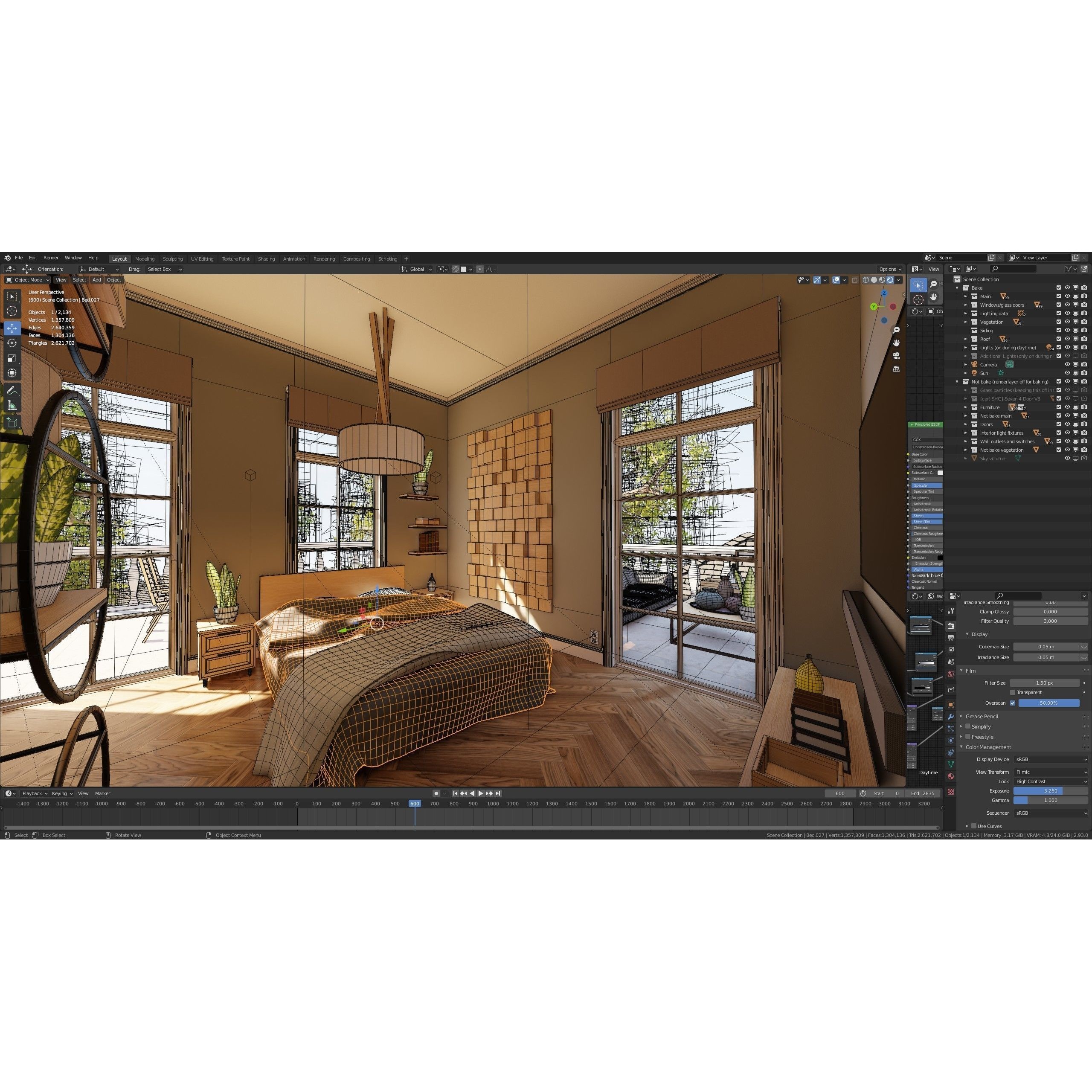 Classic Villa - Low-Poly Game-Ready 3D Model - View 63