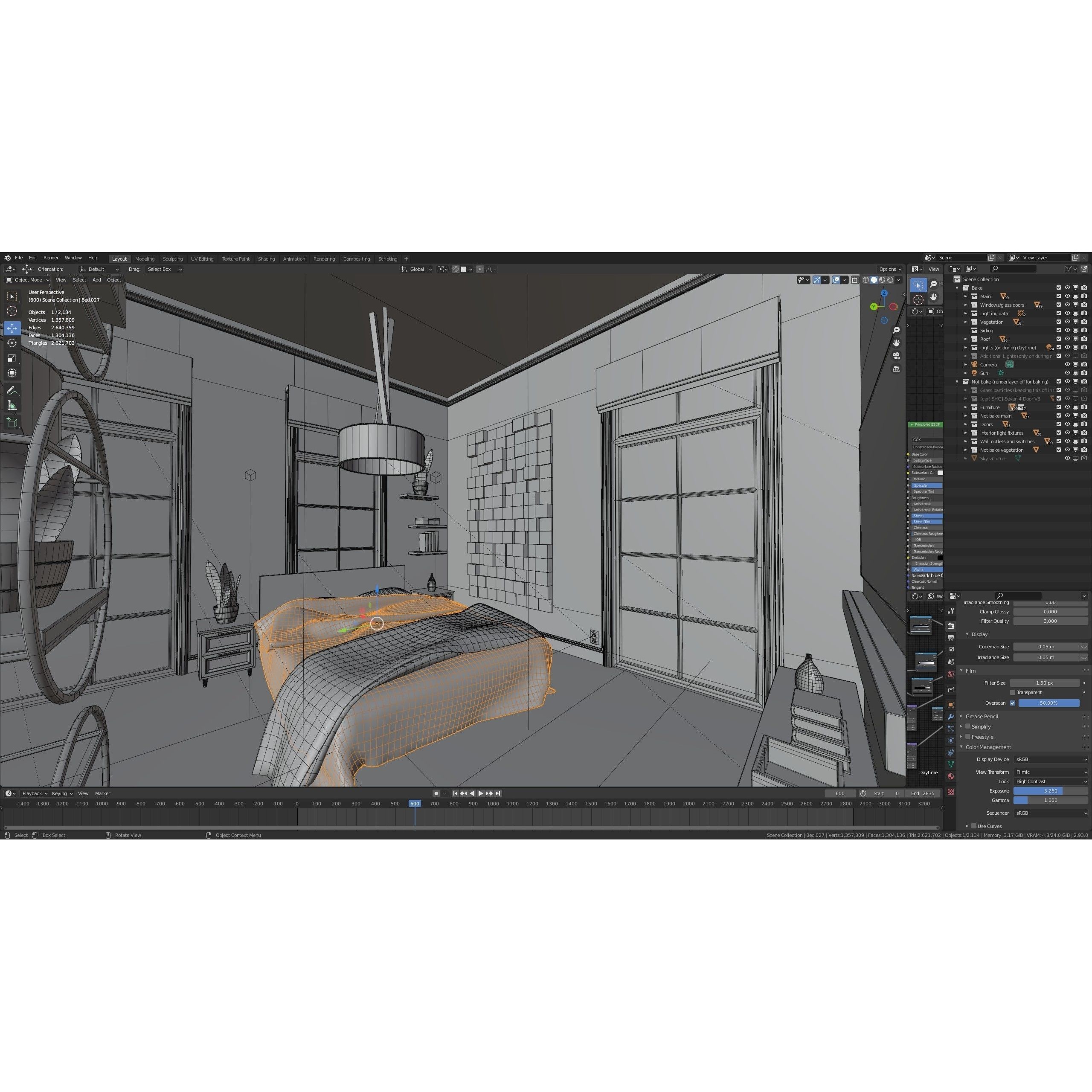 Classic Villa - Low-Poly Game-Ready 3D Model - View 65