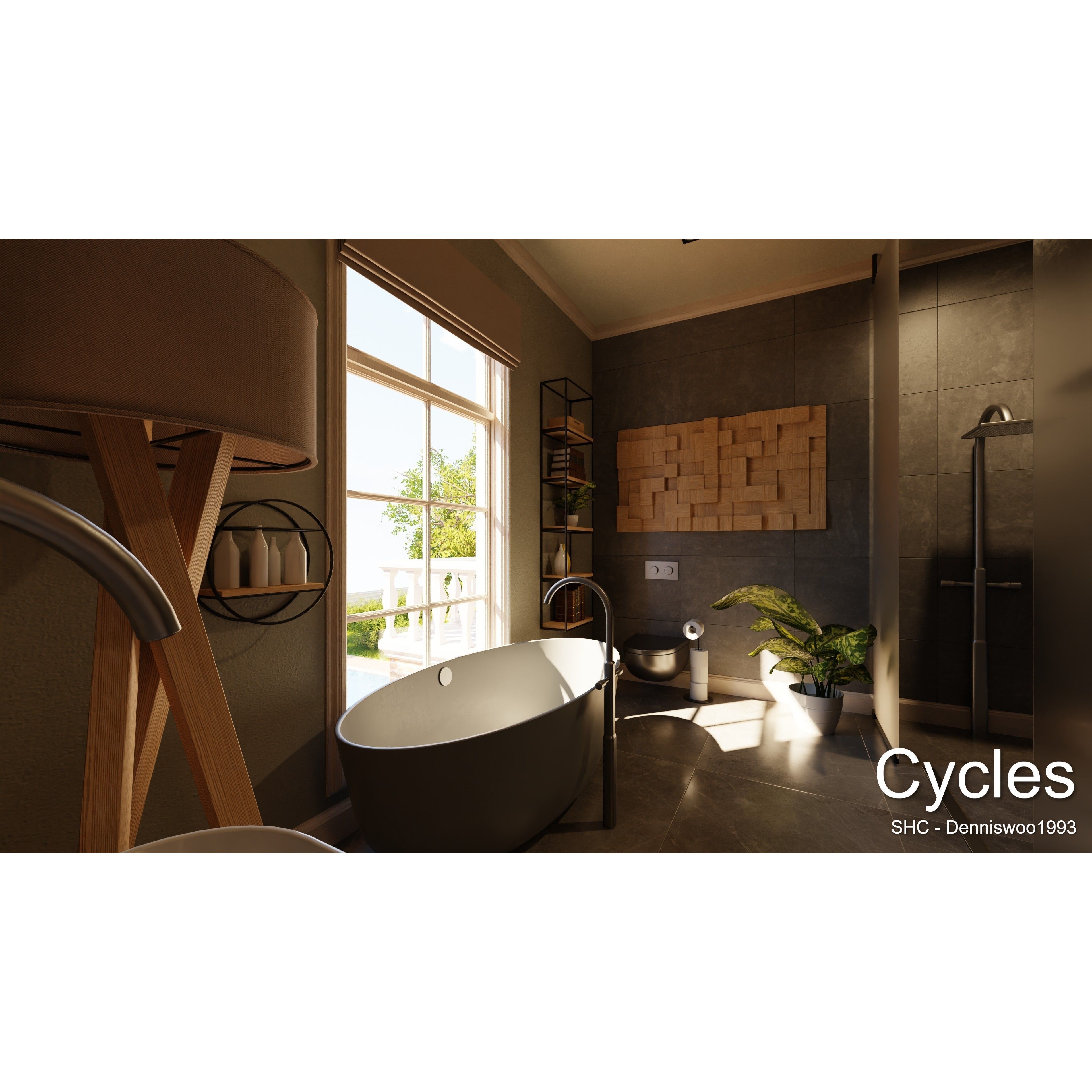 Classic Villa - Low-Poly Game-Ready 3D Model - View 9