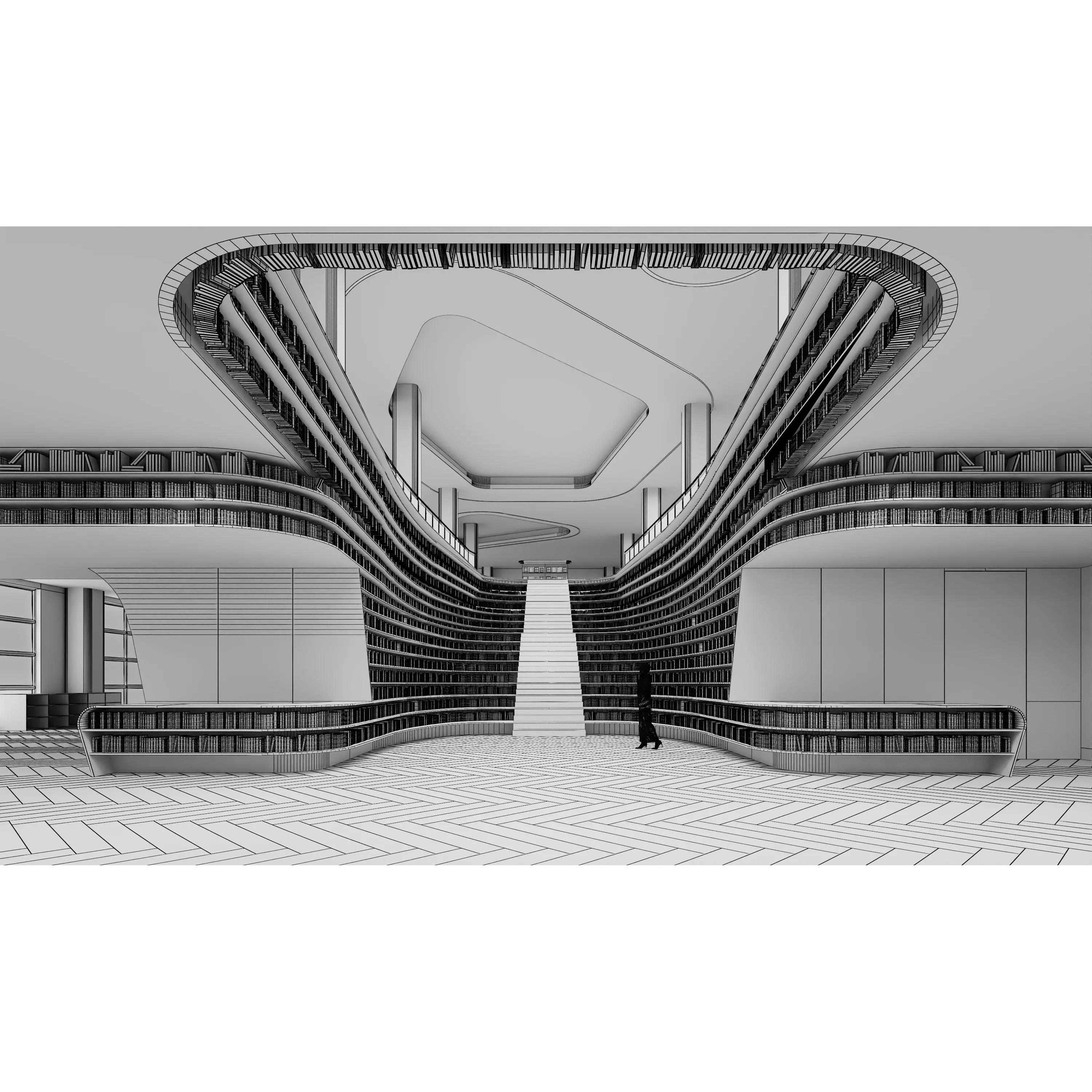 Fluid Library - High-Quality 3D Model - View 13