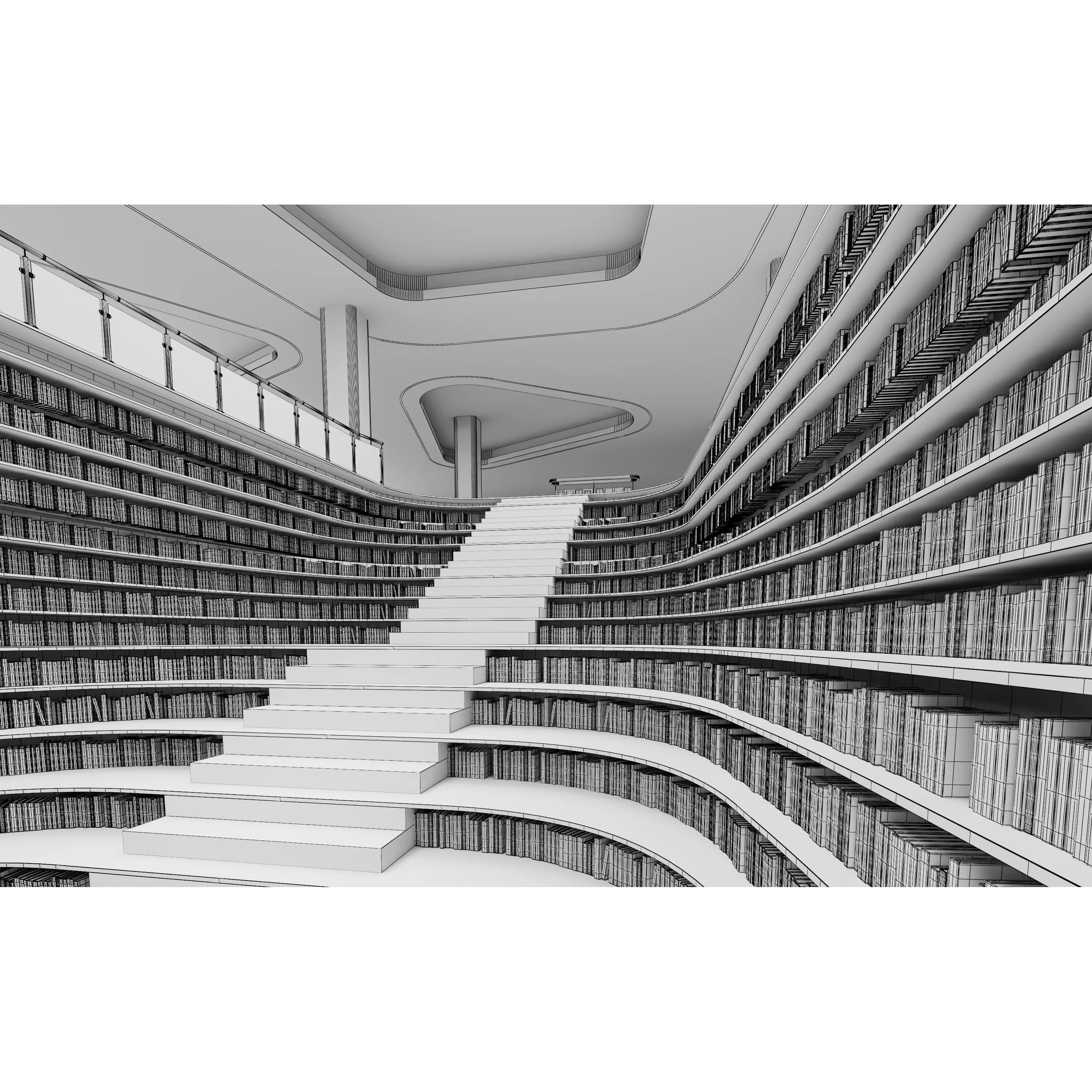 Fluid Library - High-Quality 3D Model - View 14